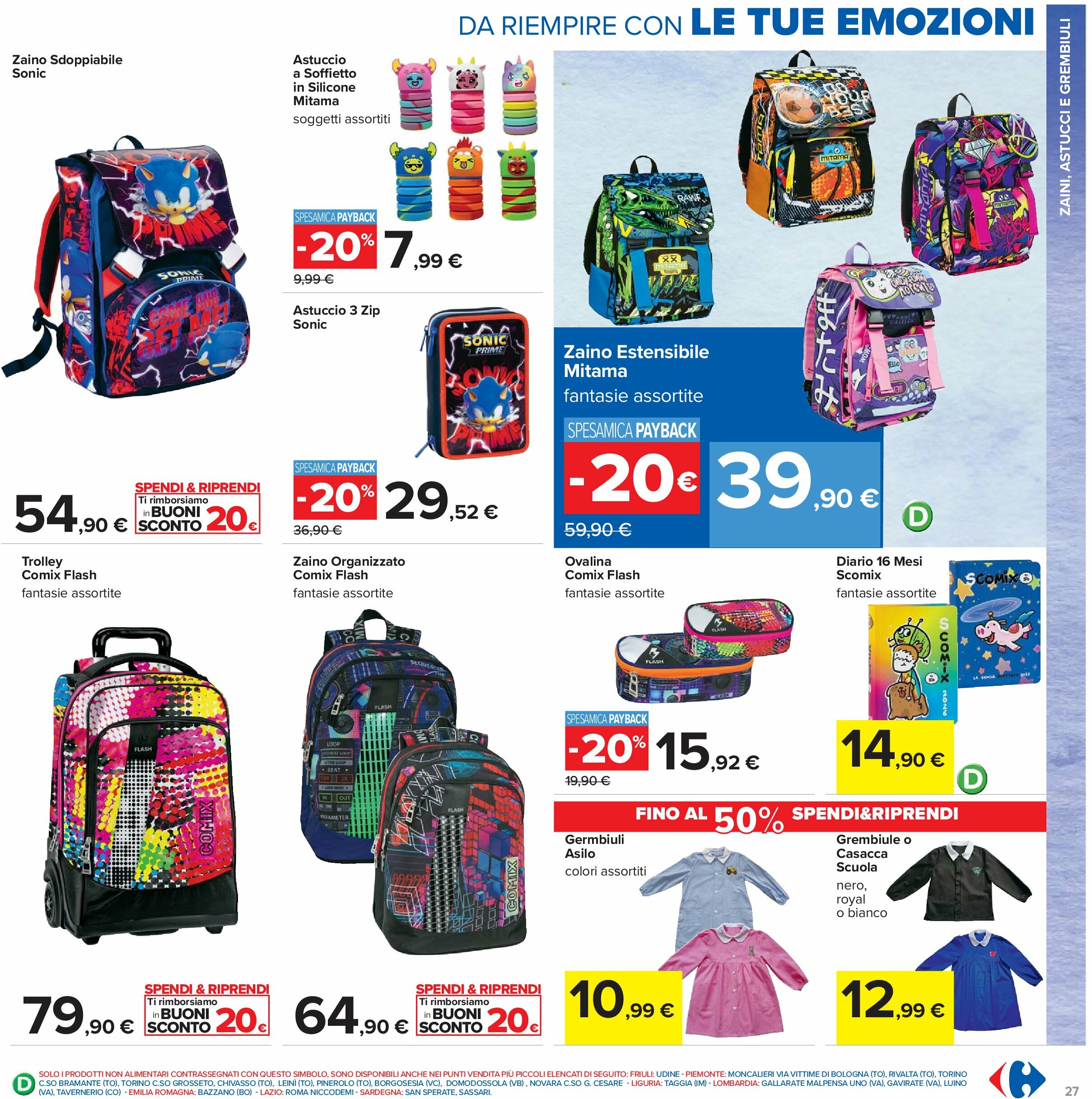 carrefour - Volantino Carrefour - Sconti 30%, 40% e 50% valido dal 21/08 al 04/09 - page: 27