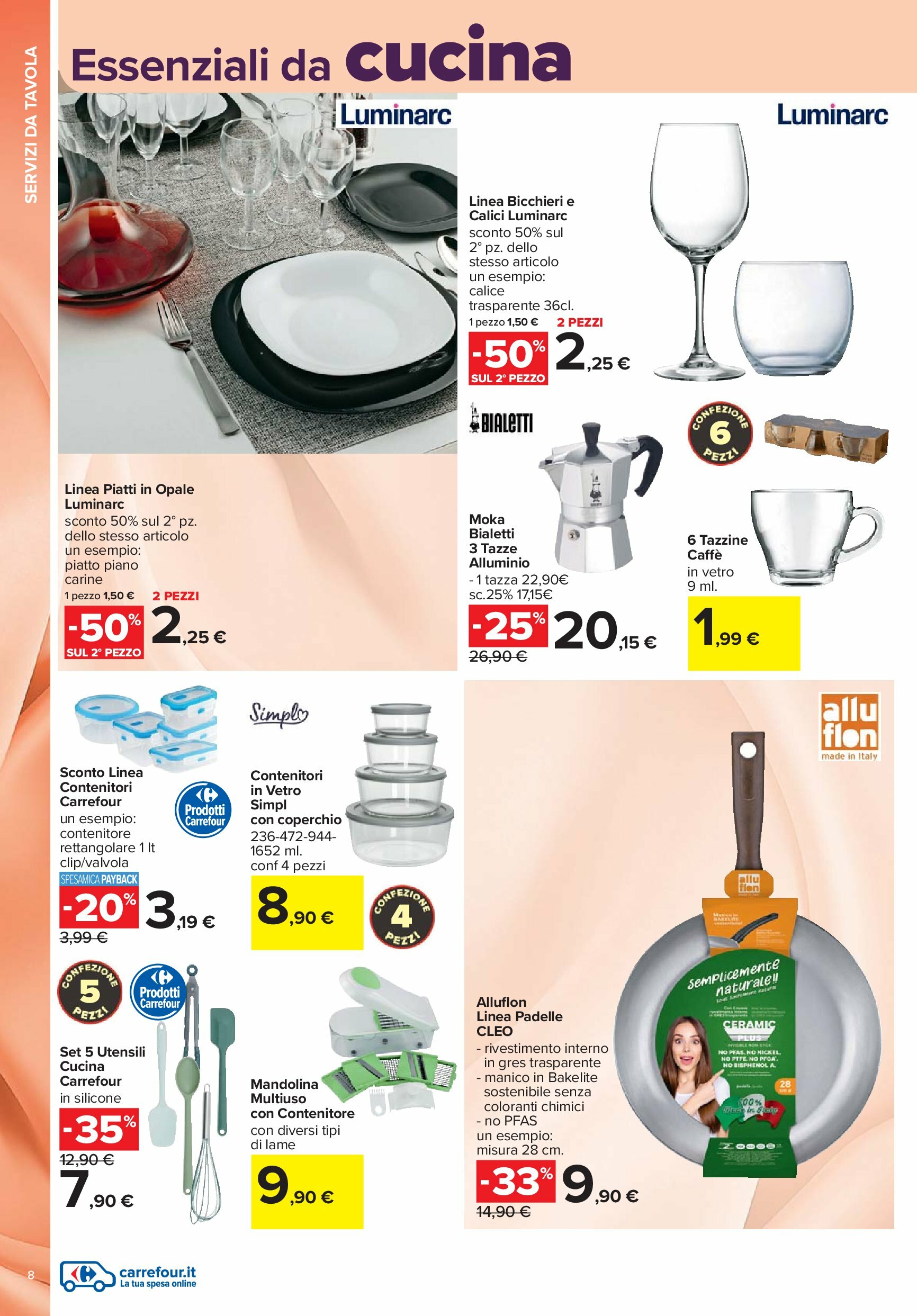 carrefour - Volantino Carrefour - Catalogo casa valido dal 01/09 al 25/09 - page: 8