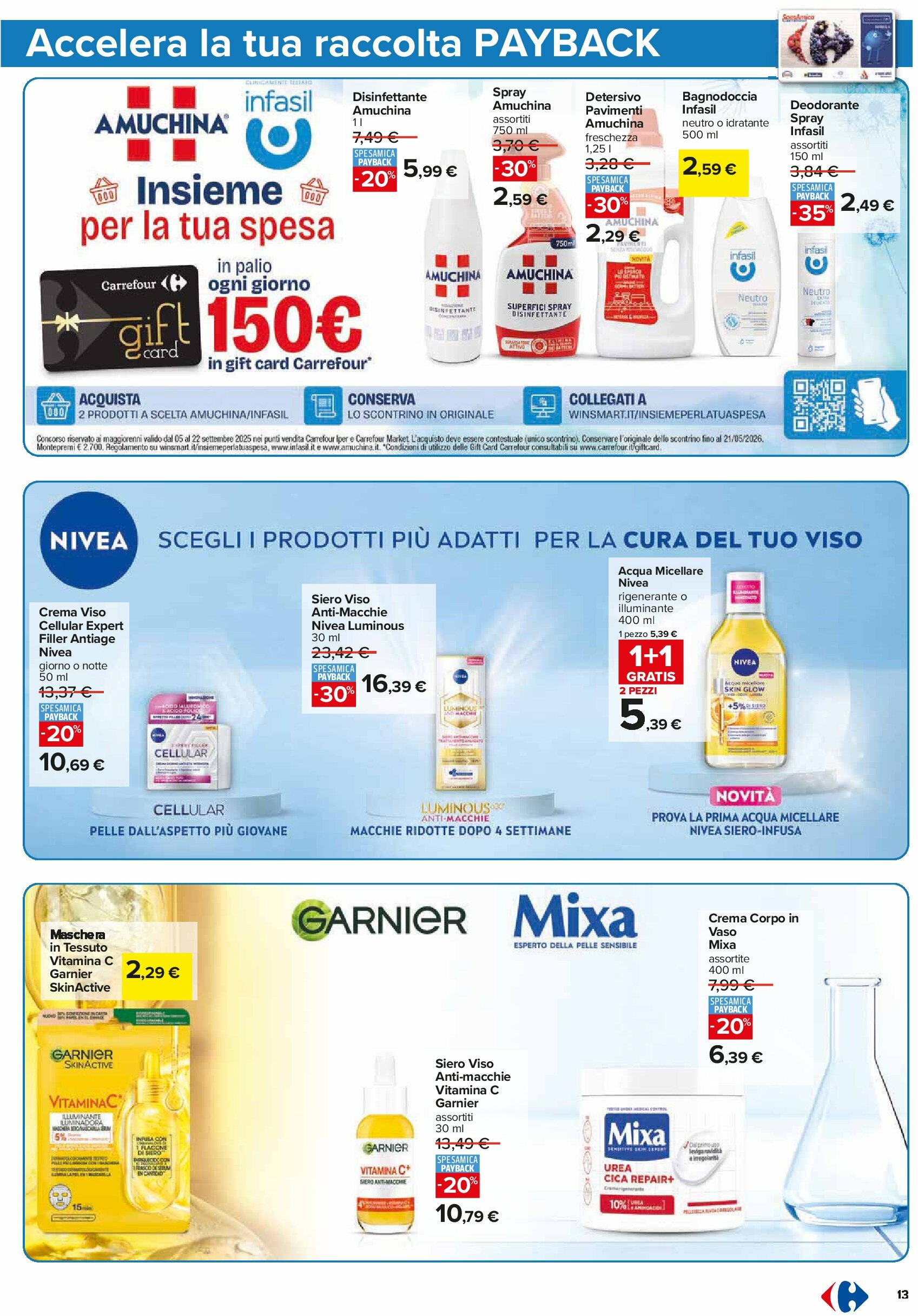 carrefour - Volantino Carrefour - Punti Sprint Payback valido dal 05/09 al 14/09 - page: 13