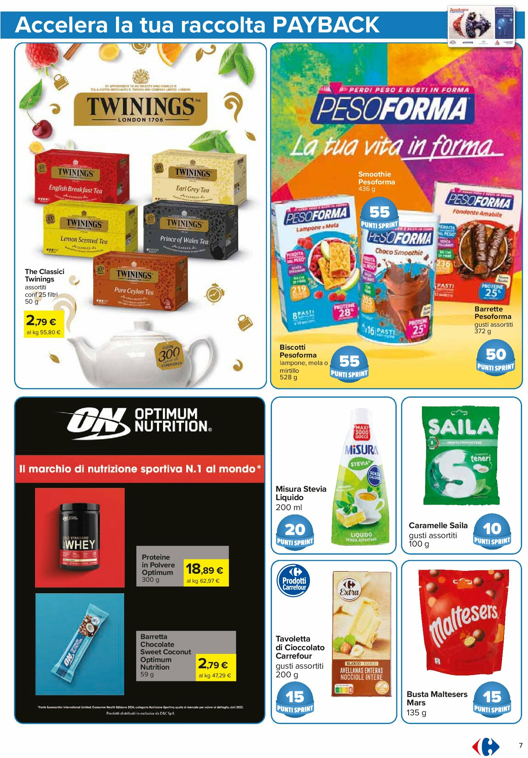 carrefour - Volantino Carrefour - Punti Sprint Payback valido dal 05/09 al 14/09 - page: 7