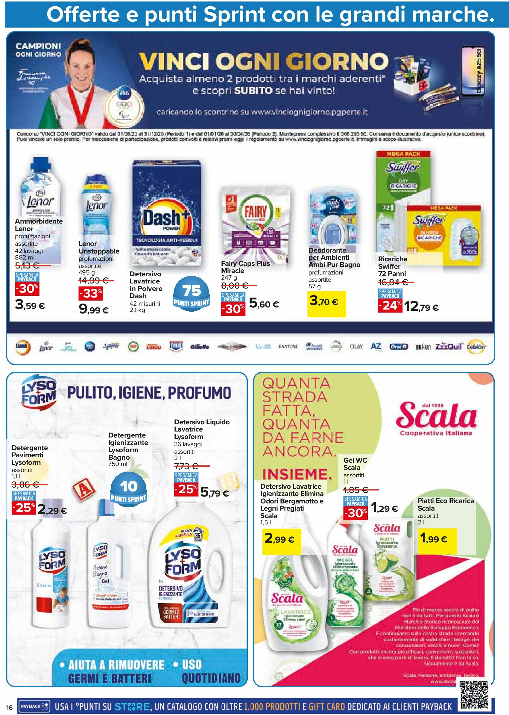 carrefour - Volantino Carrefour - Punti Sprint Payback valido dal 05/09 al 14/09 - page: 16