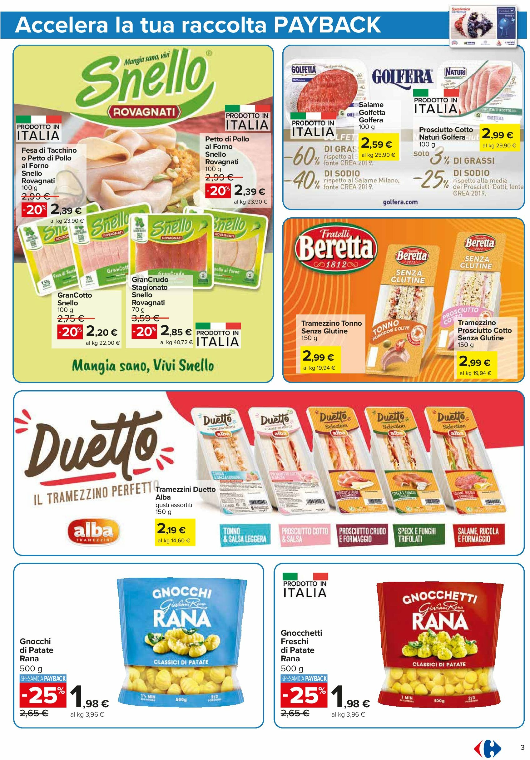 carrefour - Volantino Carrefour - Punti Sprint Payback valido dal 05/09 al 14/09 - page: 3