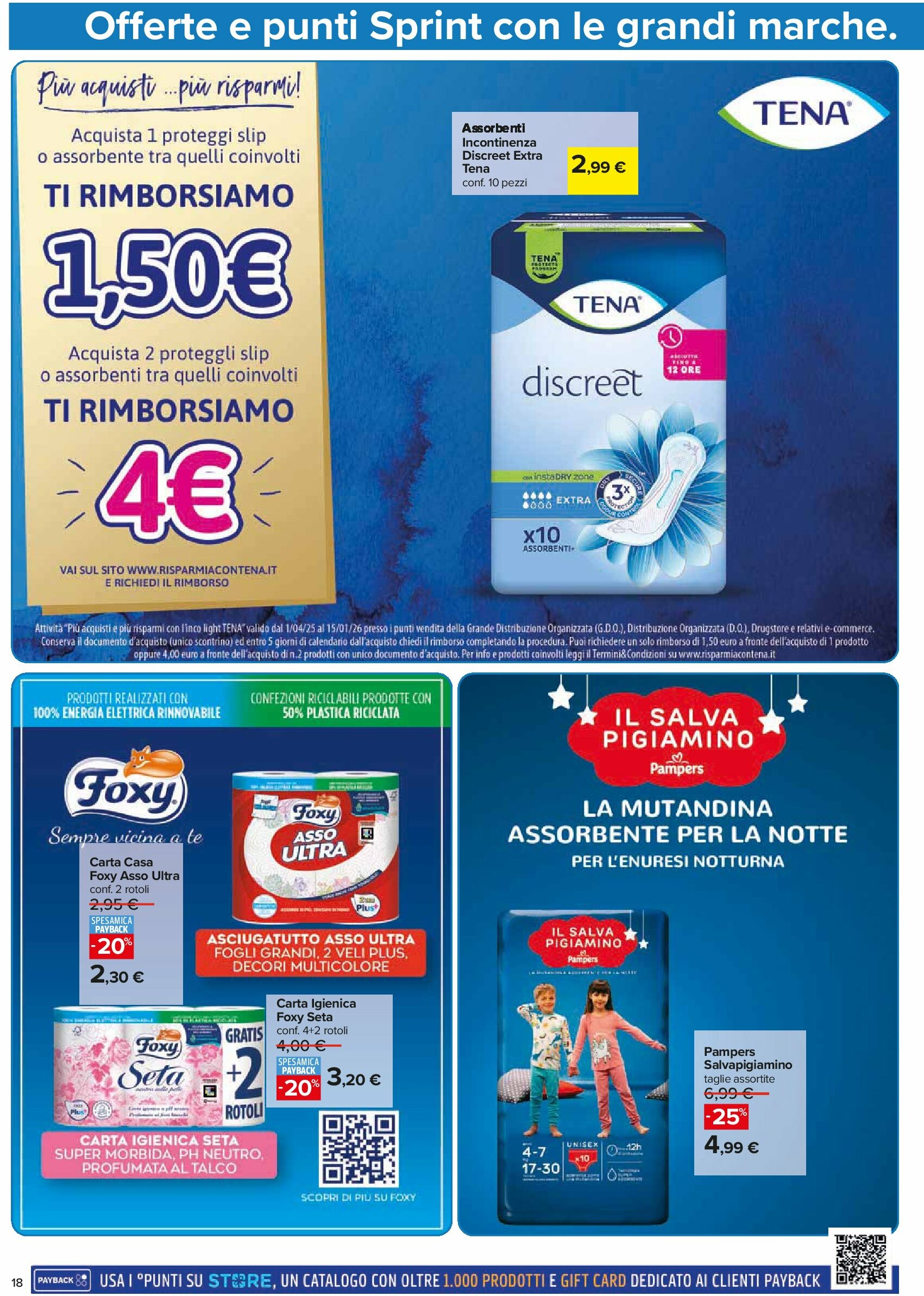carrefour - Volantino Carrefour - Punti Sprint Payback valido dal 05/09 al 14/09 - page: 18