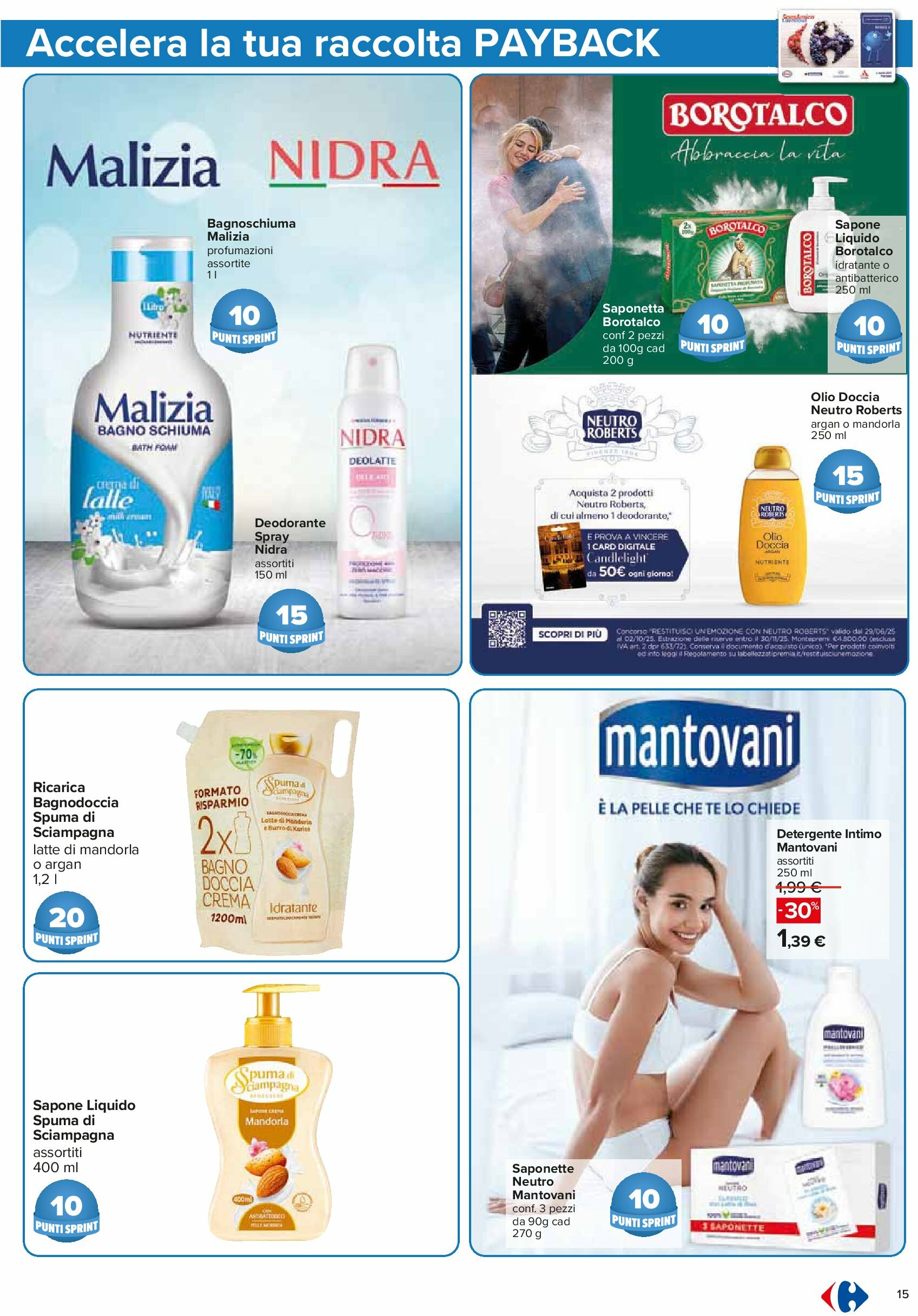 carrefour - Volantino Carrefour - Punti Sprint Payback valido dal 05/09 al 14/09 - page: 15