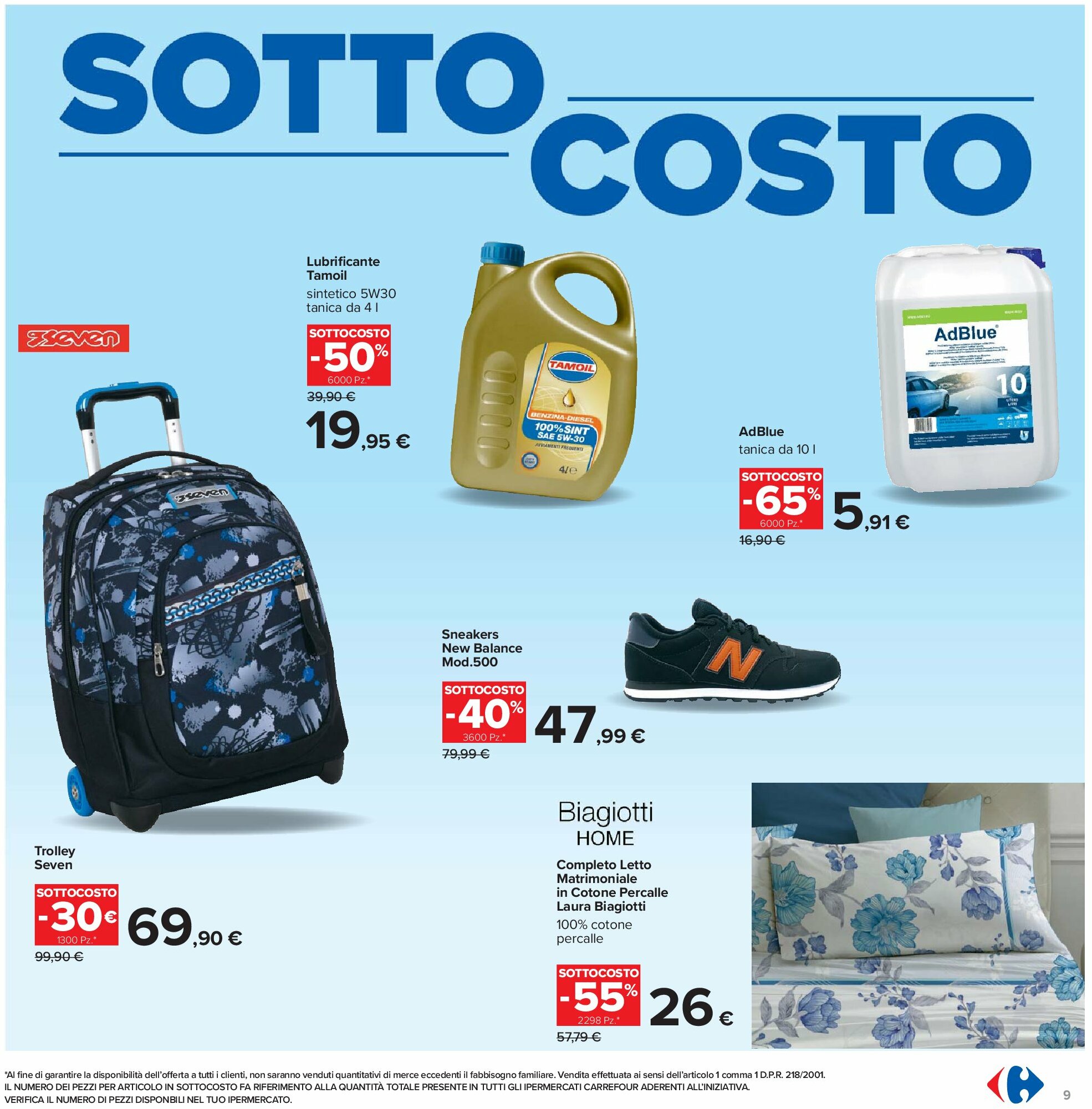 carrefour - Volantino Carrefour - Sottocosto valido dal 05/09 al 14/09 - page: 9 carrefour - Volantino Carrefour - Sottocosto valido dal 05/09 al 14/09 - page: 9
