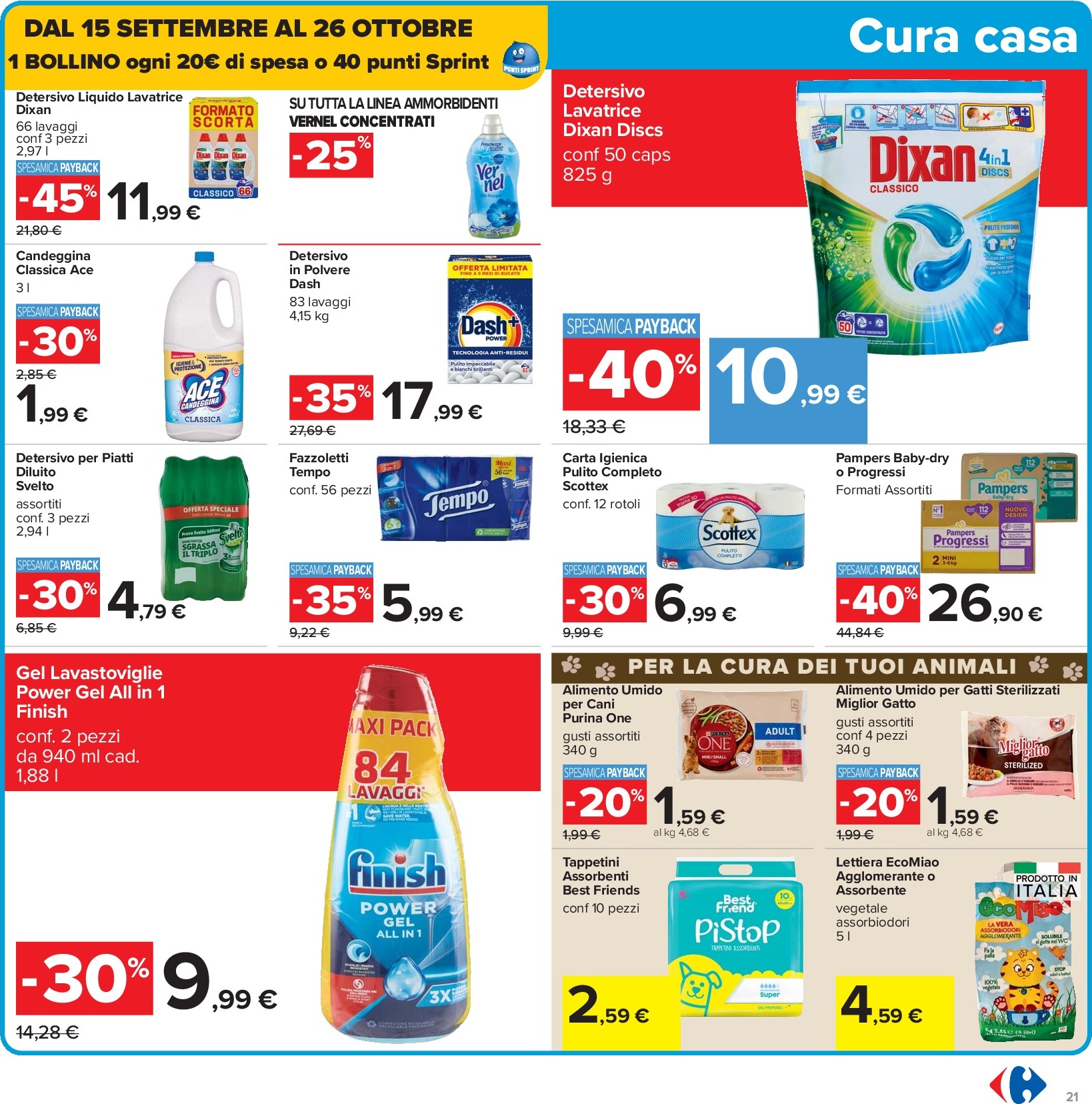 carrefour - Volantino Carrefour - Sottocosto Freschi valido dal 15/09 al 25/09 - page: 21 carrefour - Volantino Carrefour - Sottocosto Freschi valido dal 15/09 al 25/09 - page: 21