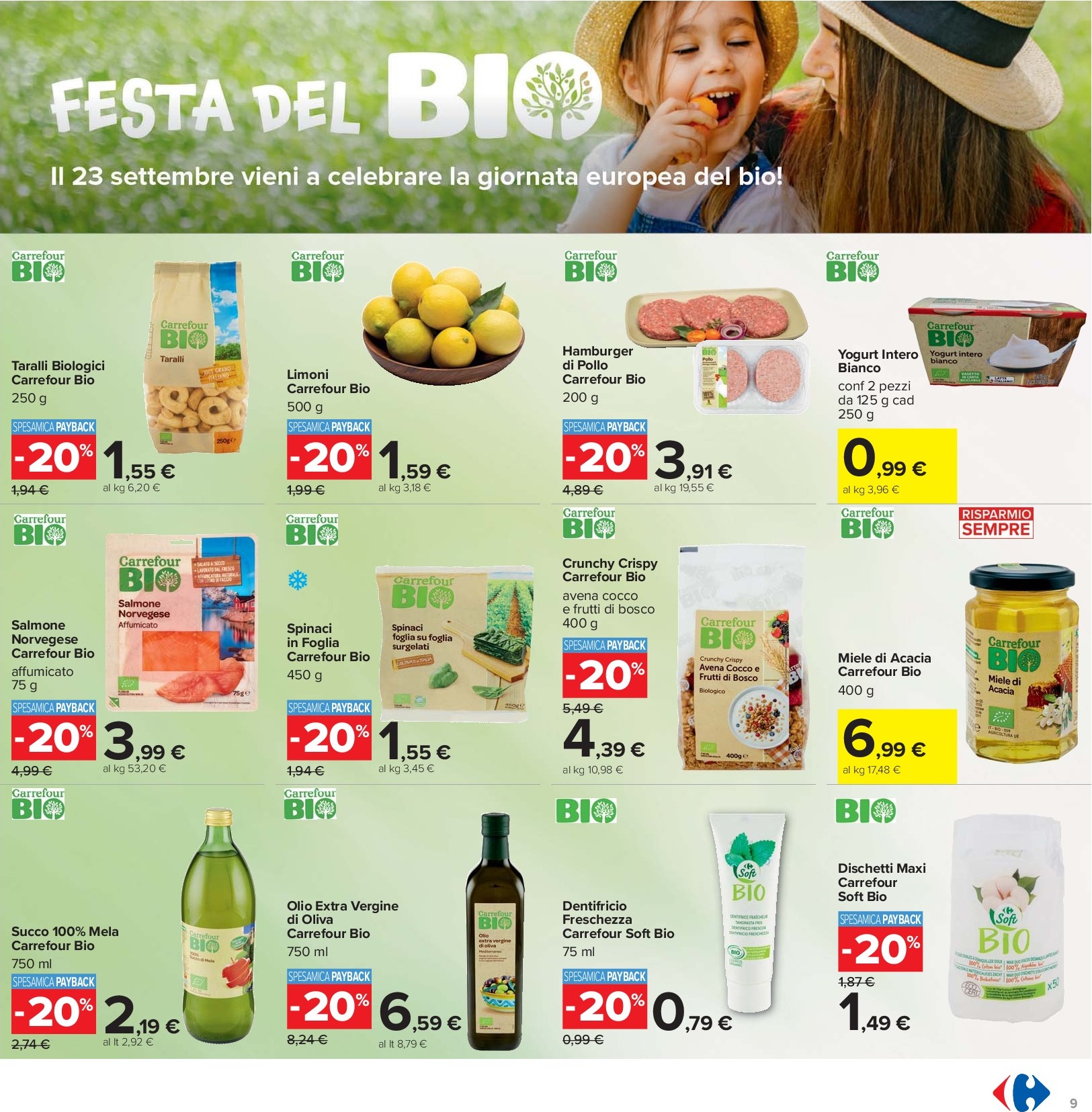 carrefour - Volantino Carrefour - Sottocosto Freschi valido dal 15/09 al 25/09 - page: 9 carrefour - Volantino Carrefour - Sottocosto Freschi valido dal 15/09 al 25/09 - page: 9