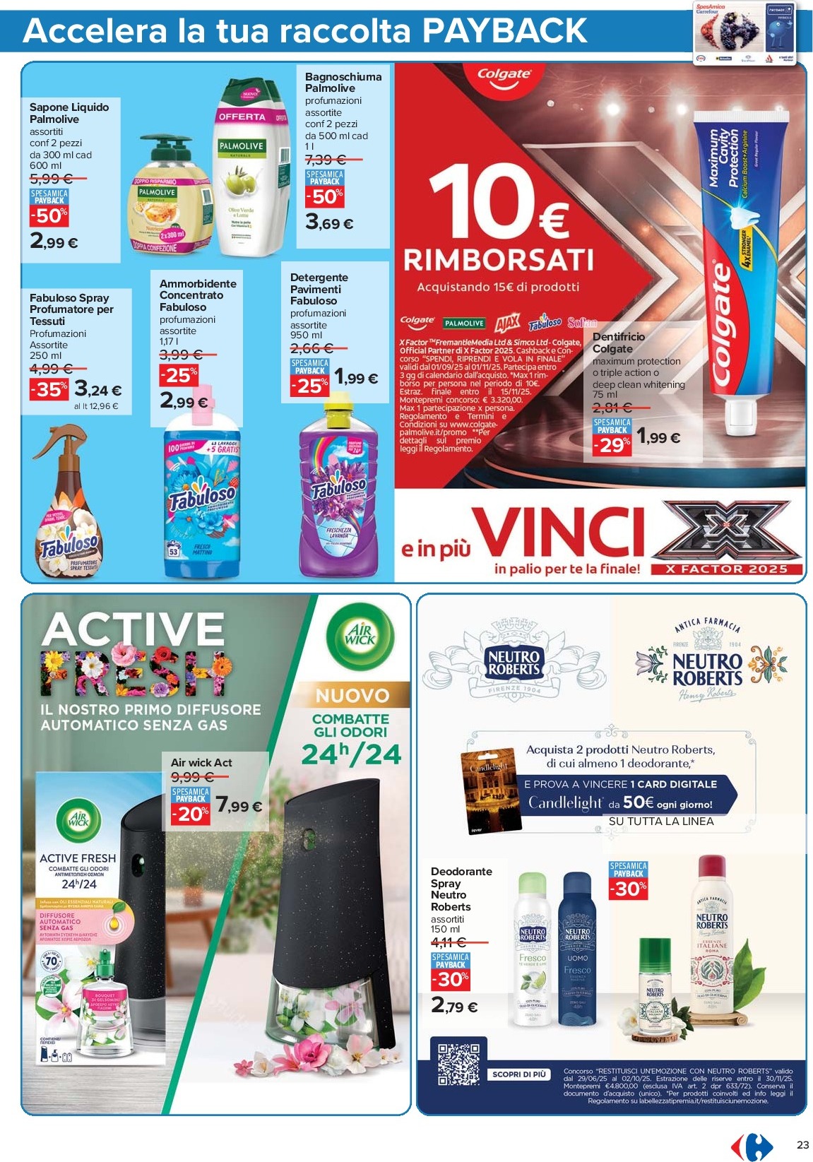 carrefour - Volantino Carrefour - Punti Sprint Payback valido dal 15/09 al 25/09 - page: 23