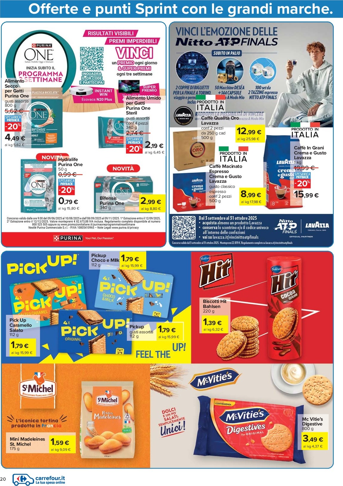 carrefour - Volantino Carrefour - Punti Sprint Payback valido dal 15/09 al 25/09 - page: 20