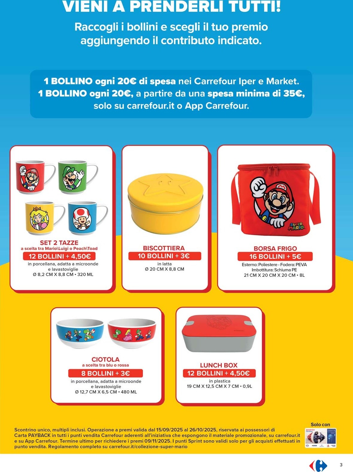 carrefour - Volantino Carrefour - Punti Sprint Payback valido dal 15/09 al 25/09 - page: 3