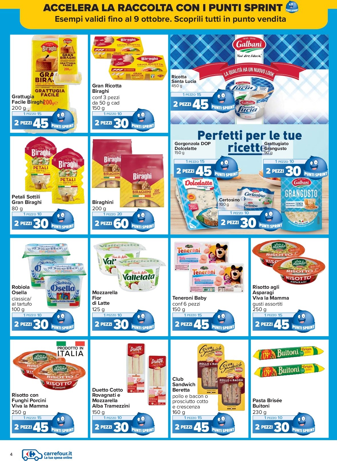 carrefour - Volantino Carrefour - Punti Sprint Payback valido dal 15/09 al 25/09 - page: 4