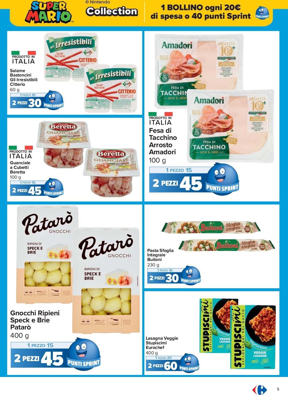 carrefour - Volantino Carrefour - Punti Sprint Payback valido dal 15/09 al 25/09 - page: 5