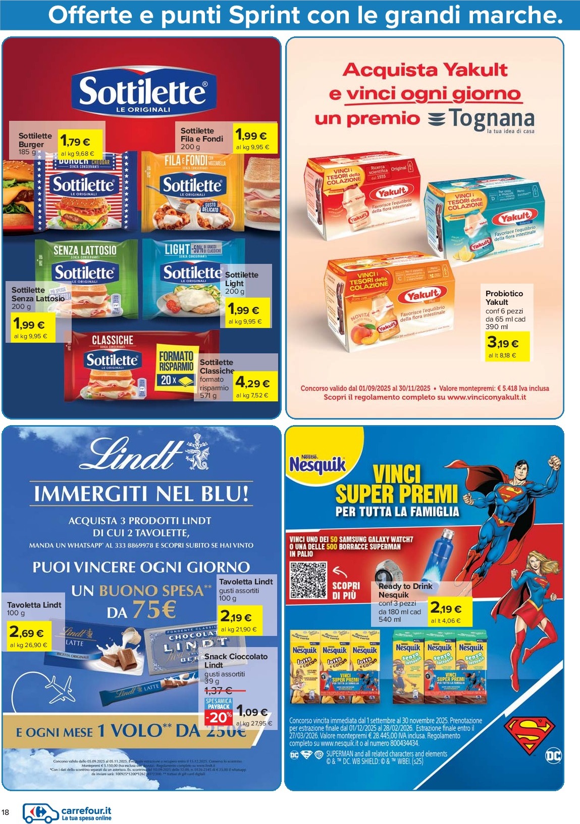 carrefour - Volantino Carrefour - Punti Sprint Payback valido dal 15/09 al 25/09 - page: 18