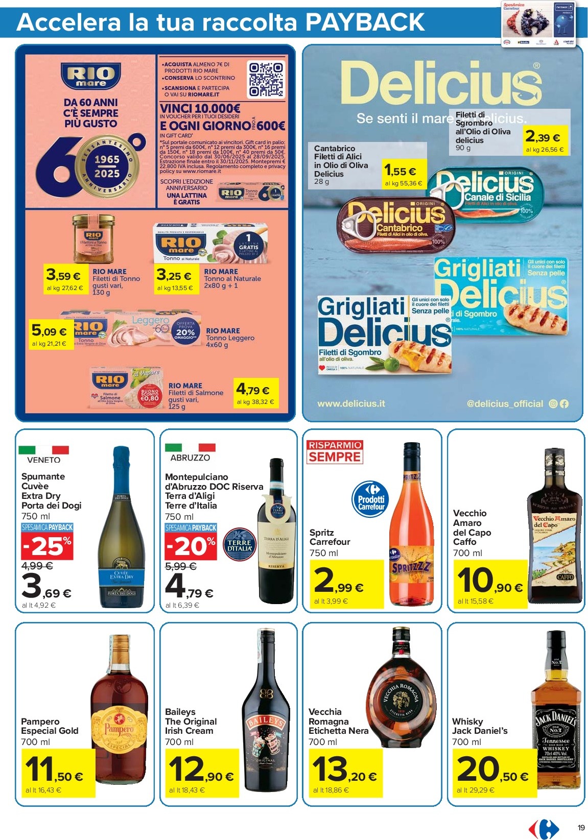 carrefour - Volantino Carrefour - Punti Sprint Payback valido dal 15/09 al 25/09 - page: 19