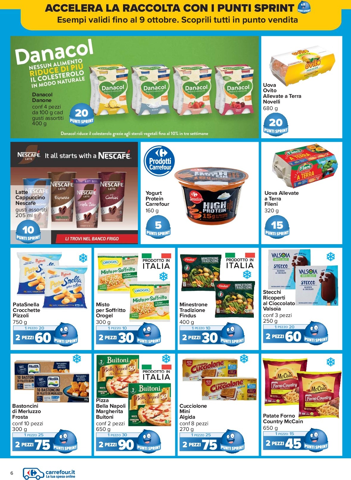 carrefour - Volantino Carrefour - Punti Sprint Payback valido dal 15/09 al 25/09 - page: 6