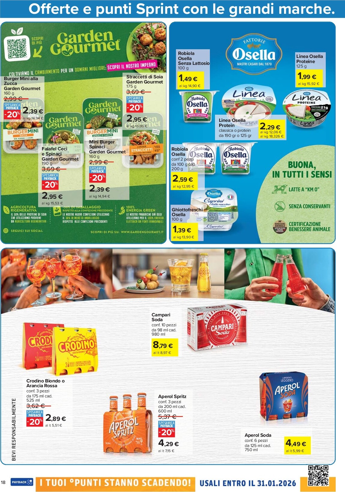 carrefour - Volantino Carrefour - Punti Sprint Payback valido dal 26/09 al 09/10 - page: 18