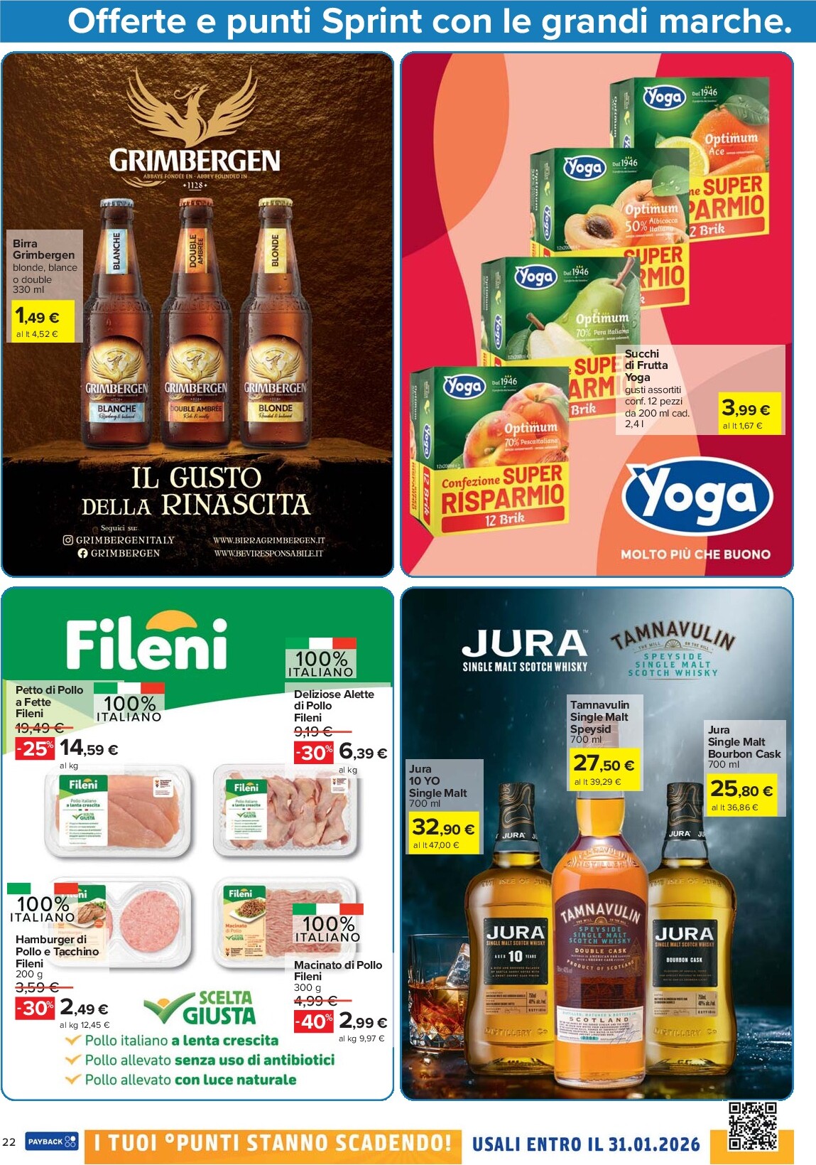 carrefour - Volantino Carrefour - Punti Sprint Payback valido dal 26/09 al 09/10 - page: 22