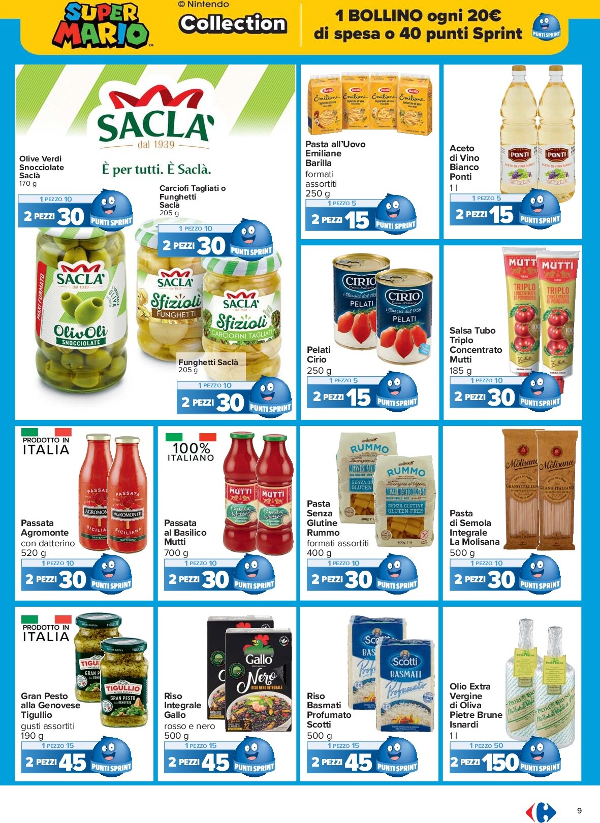carrefour - Volantino Carrefour - Punti Sprint Payback valido dal 26/09 al 09/10 - page: 9