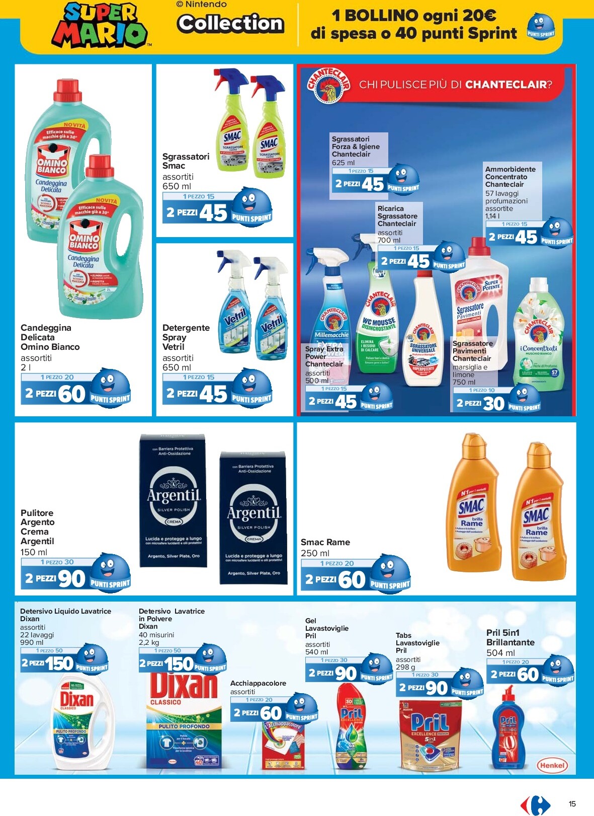 carrefour - Volantino Carrefour - Punti Sprint Payback valido dal 26/09 al 09/10 - page: 15