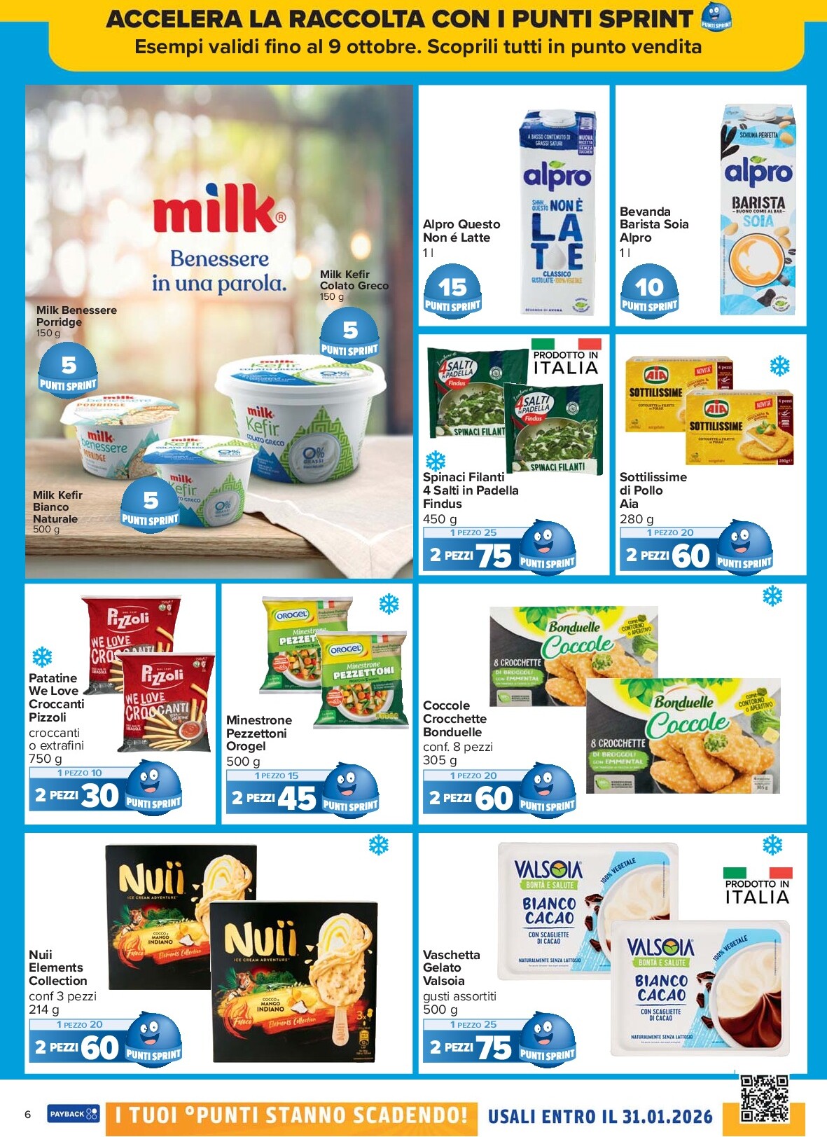 carrefour - Volantino Carrefour - Punti Sprint Payback valido dal 26/09 al 09/10 - page: 6