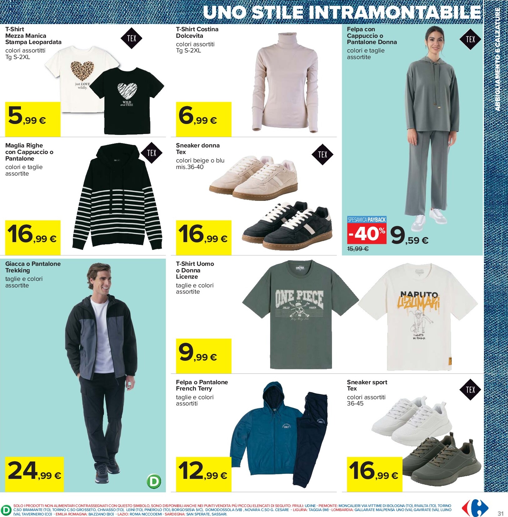 carrefour - Volantino Carrefour - 40 prodotti al 40% valido dal 26/09 al 09/10 - page: 31 carrefour - Volantino Carrefour - 40 prodotti al 40% valido dal 26/09 al 09/10 - page: 31