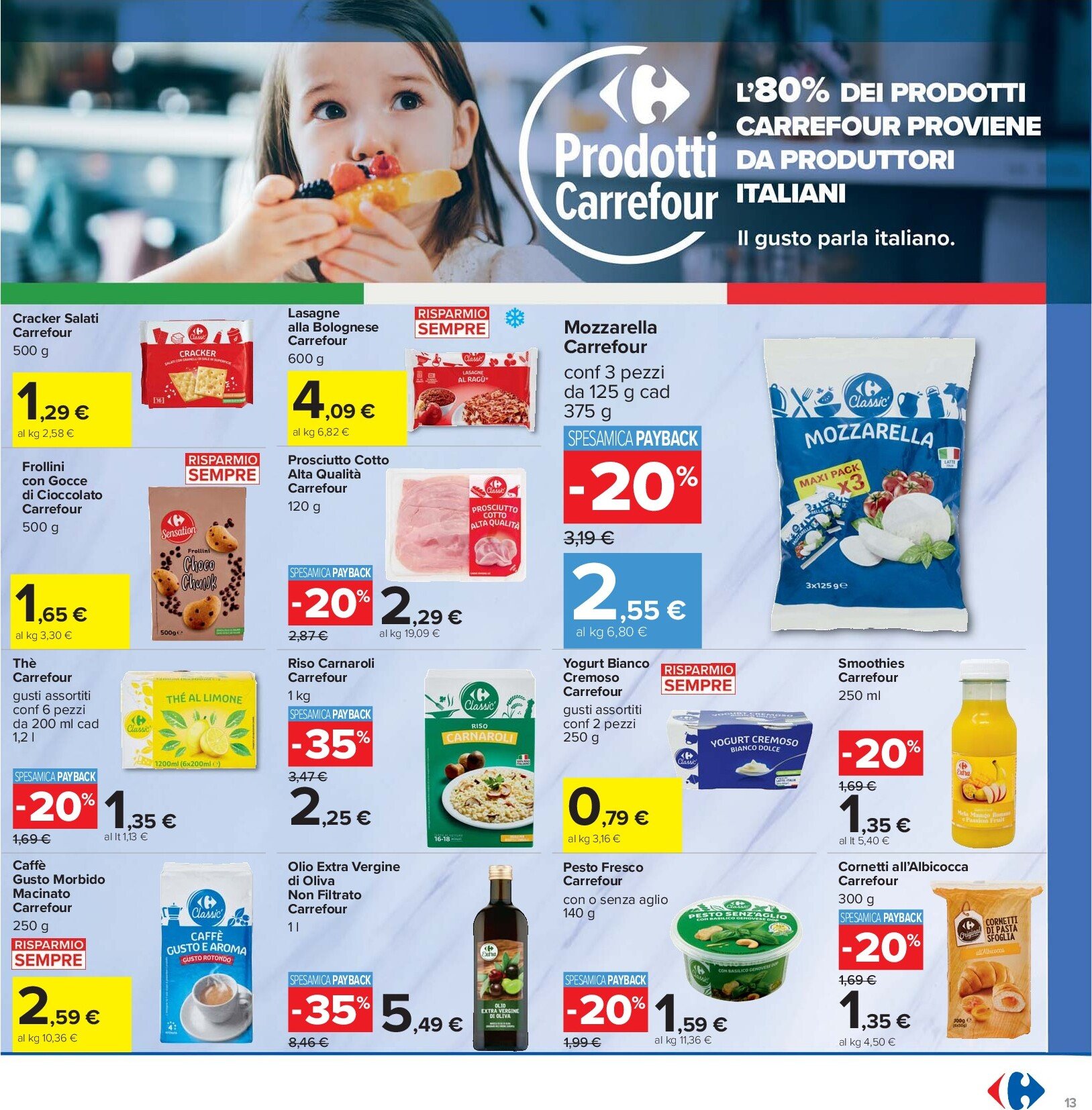 carrefour - Volantino Carrefour - 40 prodotti al 40% valido dal 26/09 al 09/10 - page: 13 carrefour - Volantino Carrefour - 40 prodotti al 40% valido dal 26/09 al 09/10 - page: 13