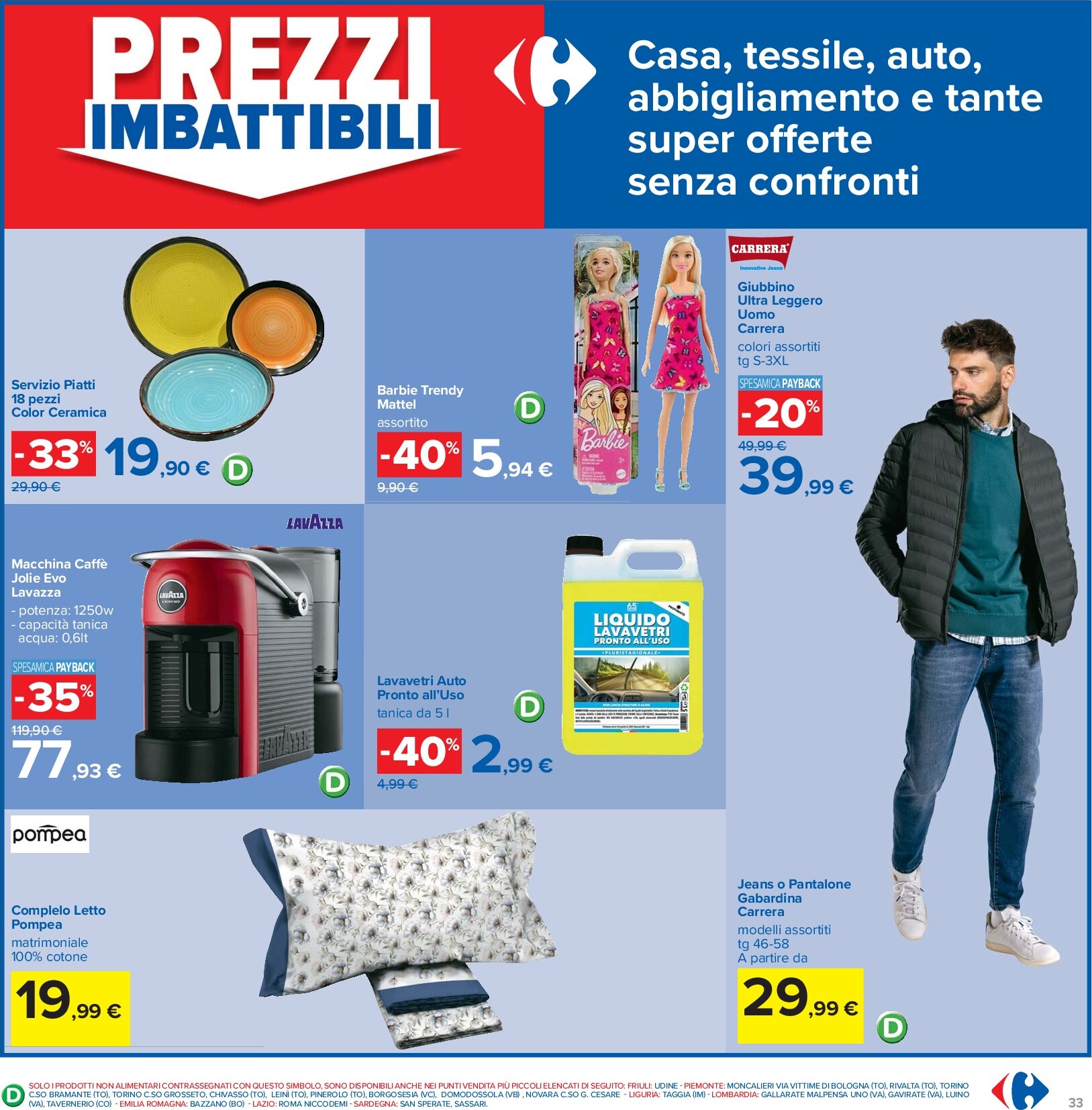 carrefour - Volantino Carrefour - 40 prodotti al 40% valido dal 26/09 al 09/10 - page: 33 carrefour - Volantino Carrefour - 40 prodotti al 40% valido dal 26/09 al 09/10 - page: 33