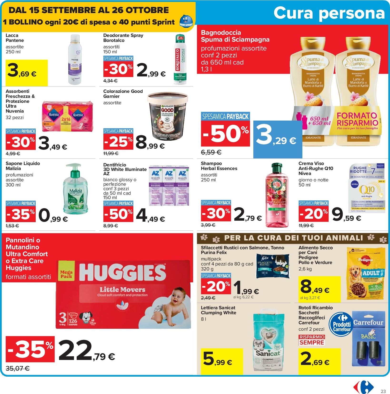 carrefour - Volantino Carrefour - 40 prodotti al 40% valido dal 26/09 al 09/10 - page: 23 carrefour - Volantino Carrefour - 40 prodotti al 40% valido dal 26/09 al 09/10 - page: 23