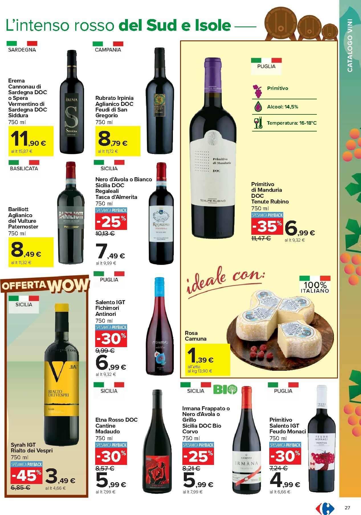carrefour - Volantino Carrefour - Catalogo vini valido dal 06/10 al 09/11 - page: 27