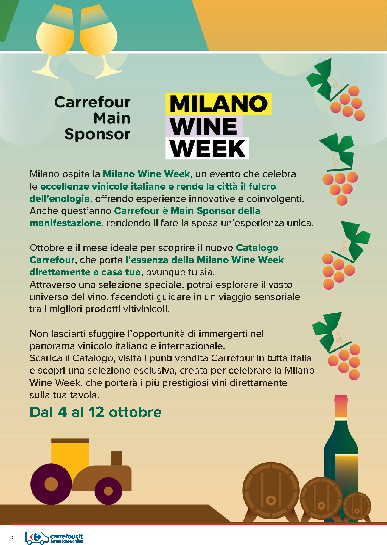 carrefour - Volantino Carrefour - Catalogo vini valido dal 06/10 al 09/11 - page: 2