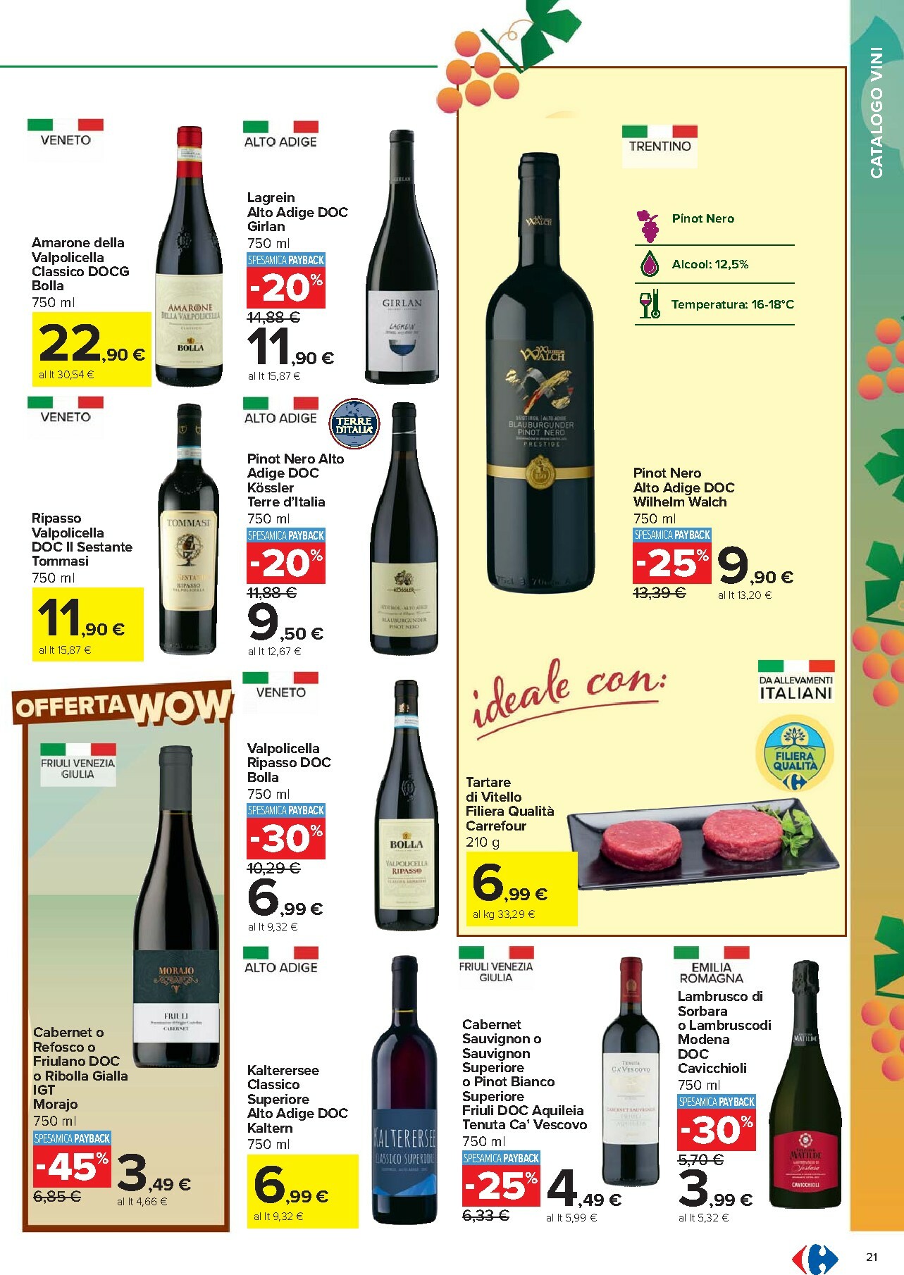 carrefour - Volantino Carrefour - Catalogo vini valido dal 06/10 al 09/11 - page: 21