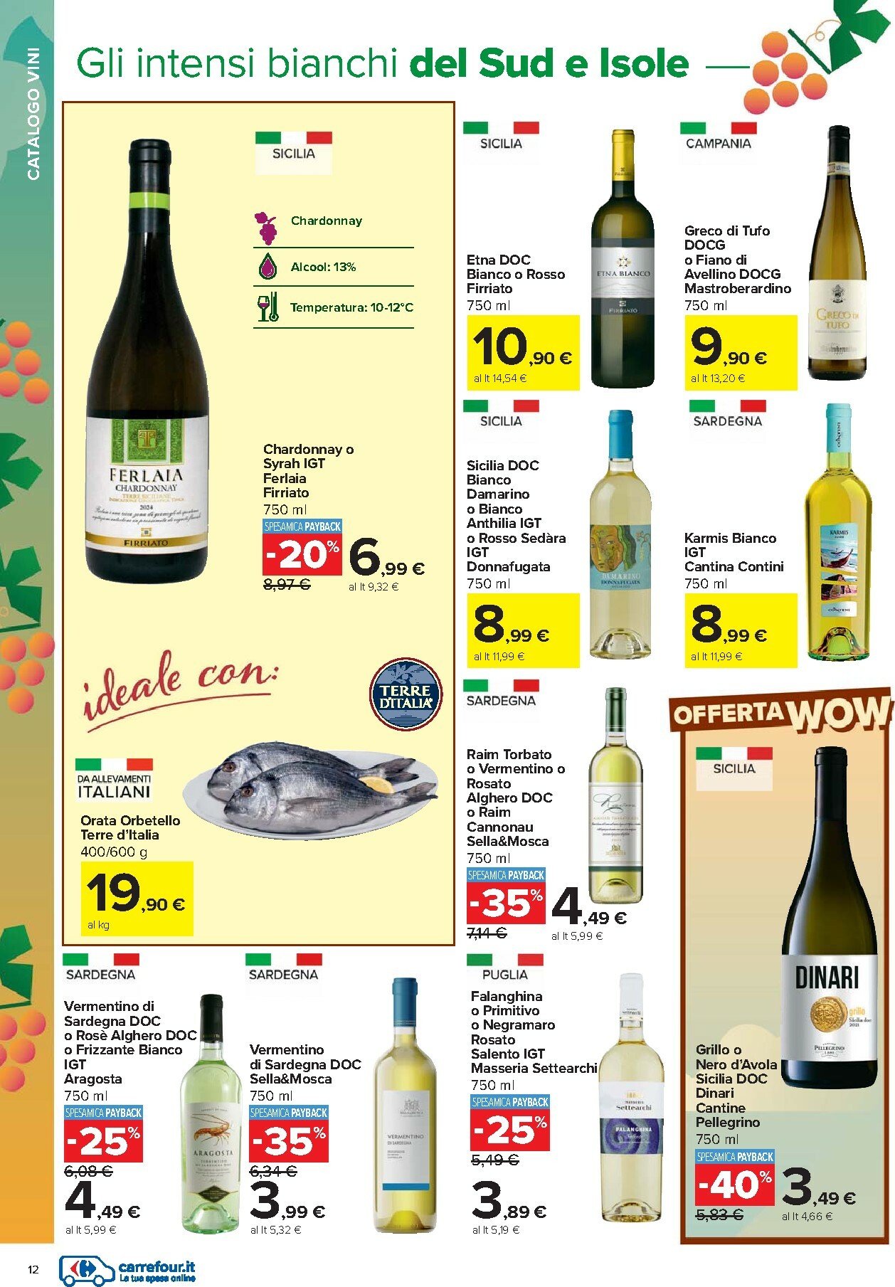 carrefour - Volantino Carrefour - Catalogo vini valido dal 06/10 al 09/11 - page: 12
