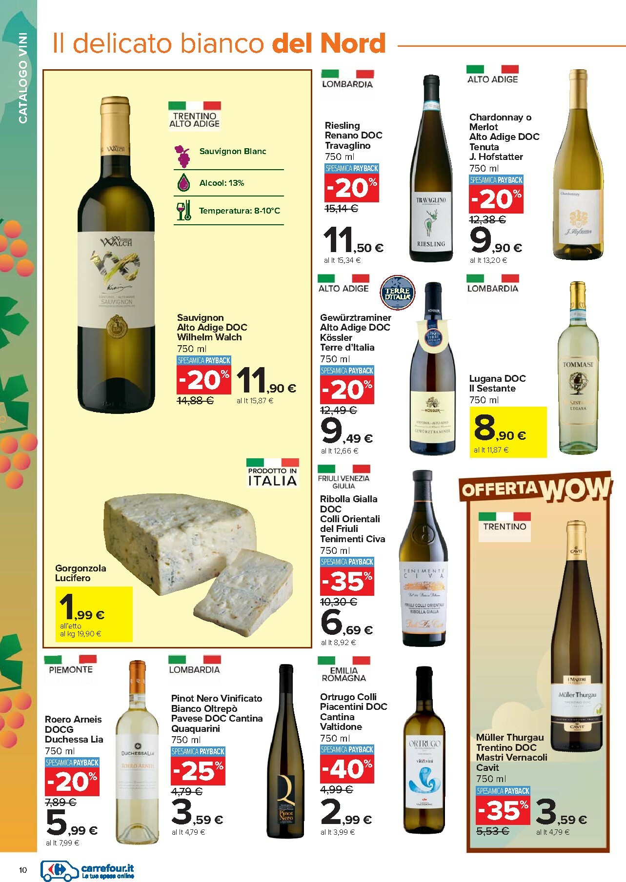 carrefour - Volantino Carrefour - Catalogo vini valido dal 06/10 al 09/11 - page: 10