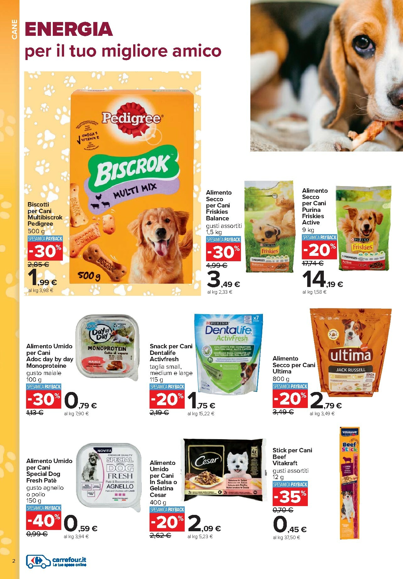 carrefour - Volantino Carrefour - Pet food valido dal 08/10 al 26/10 - page: 2