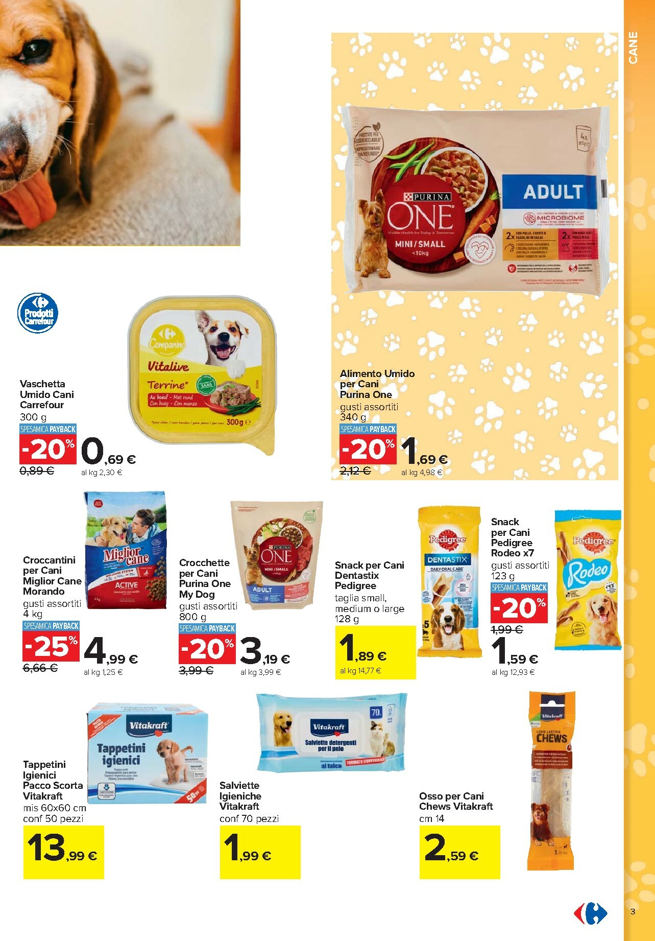 carrefour - Volantino Carrefour - Pet food valido dal 08/10 al 26/10 - page: 3