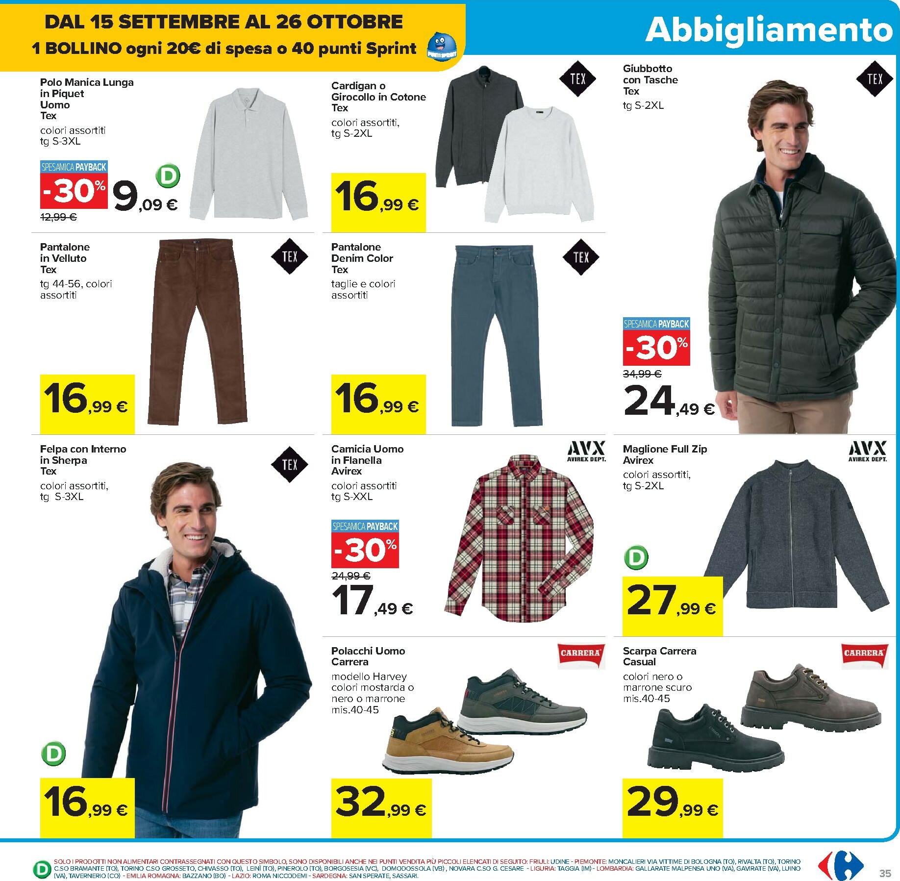 carrefour - Volantino Carrefour valido dal 10/10 al 22/10 - page: 35 carrefour - Volantino Carrefour valido dal 10/10 al 22/10 - page: 35