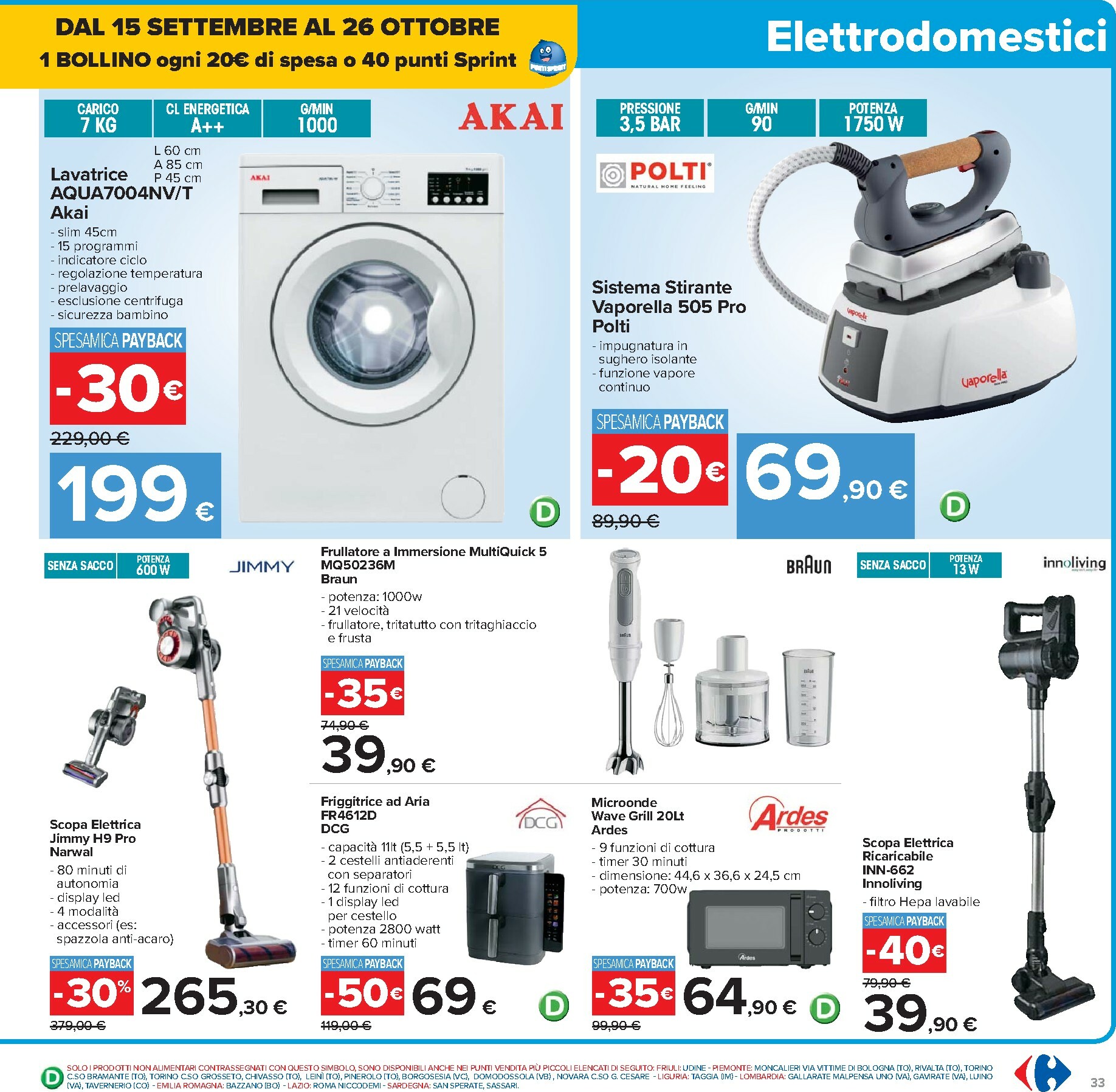 carrefour - Volantino Carrefour valido dal 10/10 al 22/10 - page: 33 carrefour - Volantino Carrefour valido dal 10/10 al 22/10 - page: 33