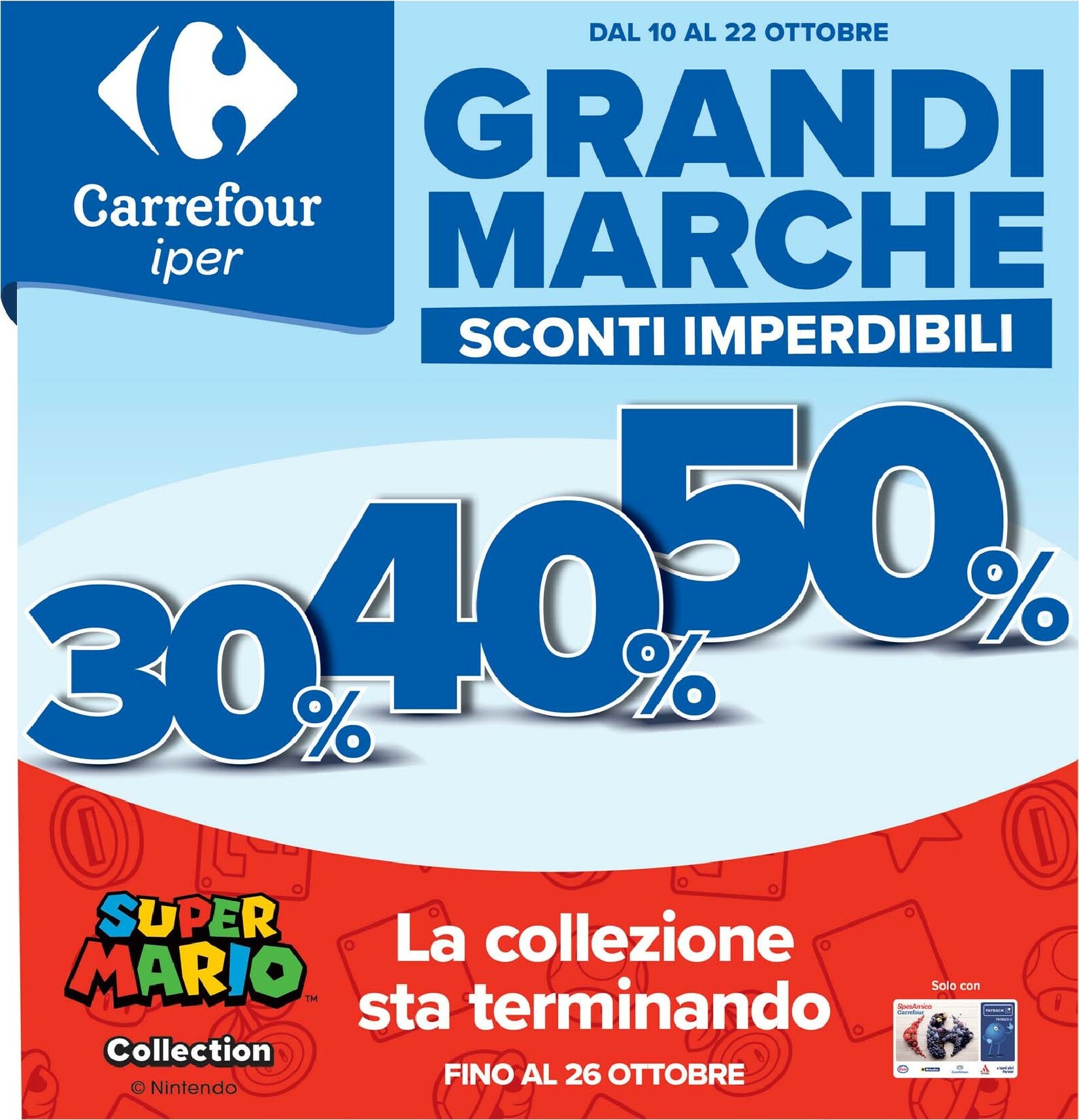 carrefour - Volantino Carrefour valido dal 10/10 al 22/10