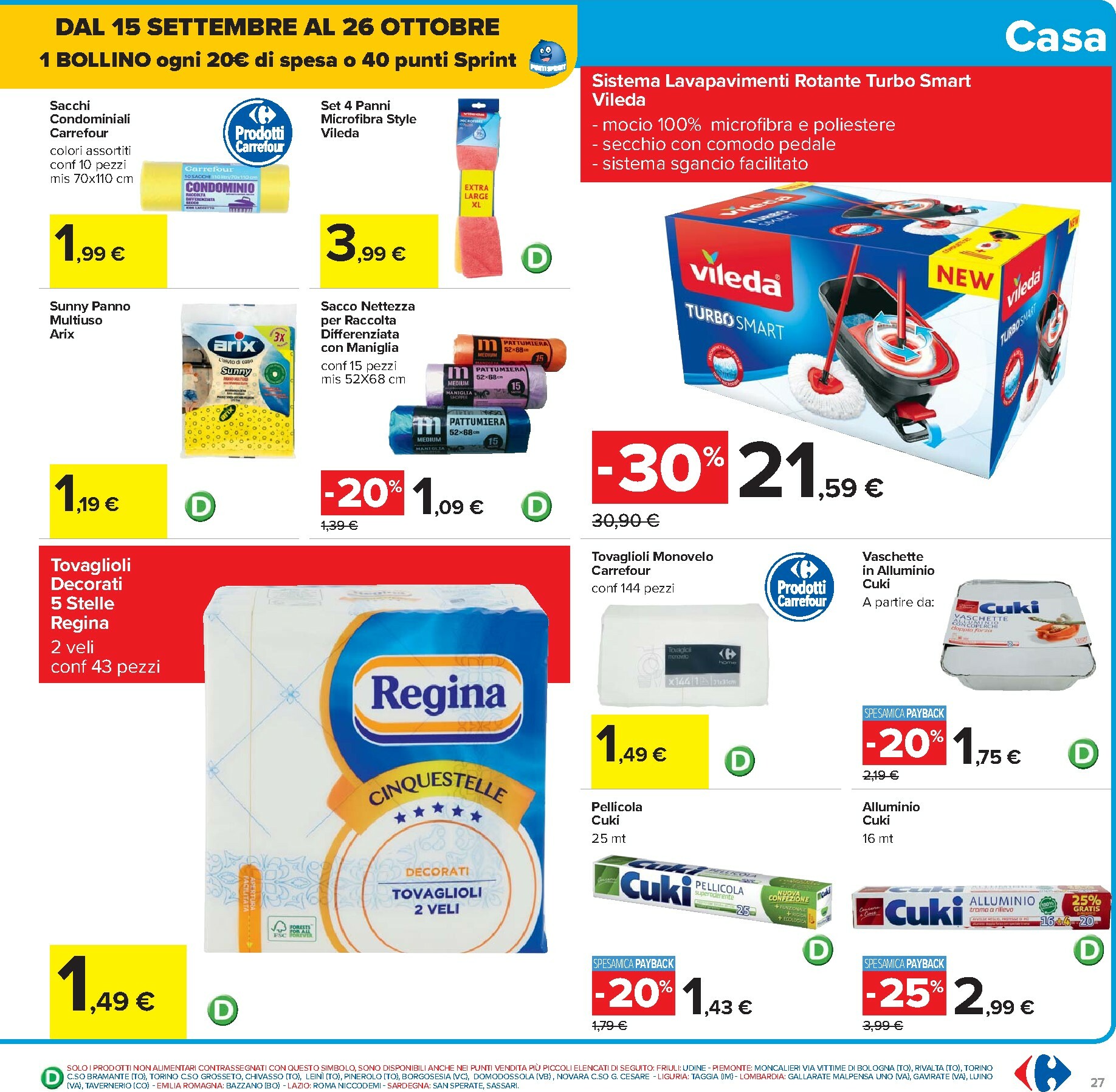carrefour - Volantino Carrefour valido dal 10/10 al 22/10 - page: 27 carrefour - Volantino Carrefour valido dal 10/10 al 22/10 - page: 27
