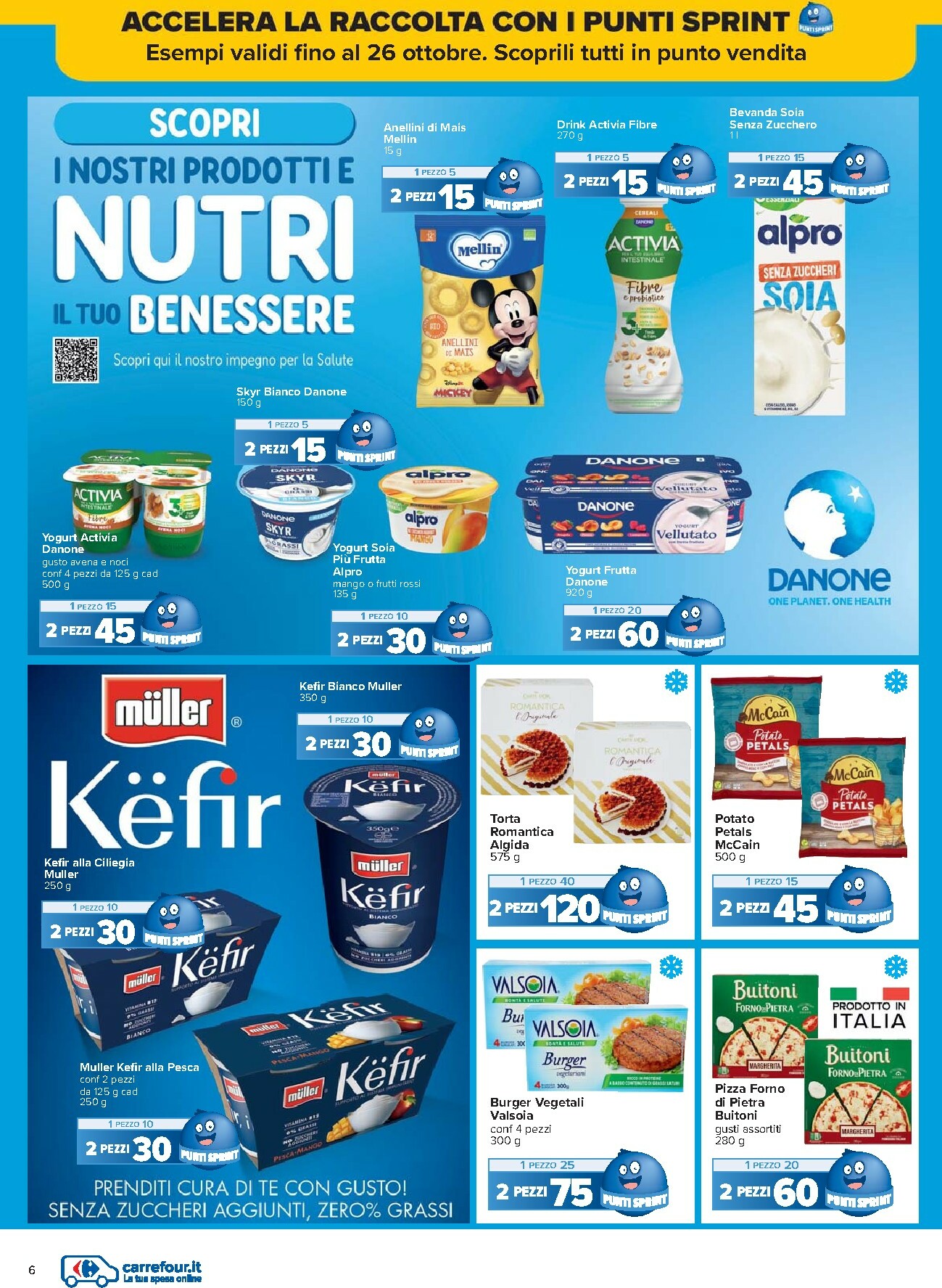 carrefour - Volantino Carrefour - Punti Sprint Payback valido dal 10/10 al 26/10 - page: 6
