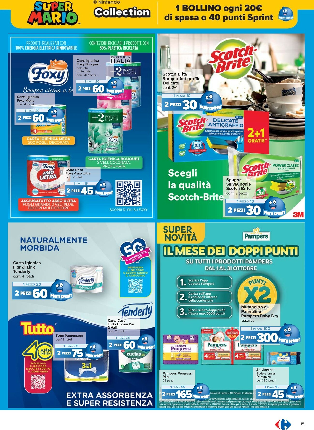 carrefour - Volantino Carrefour - Punti Sprint Payback valido dal 10/10 al 26/10 - page: 15