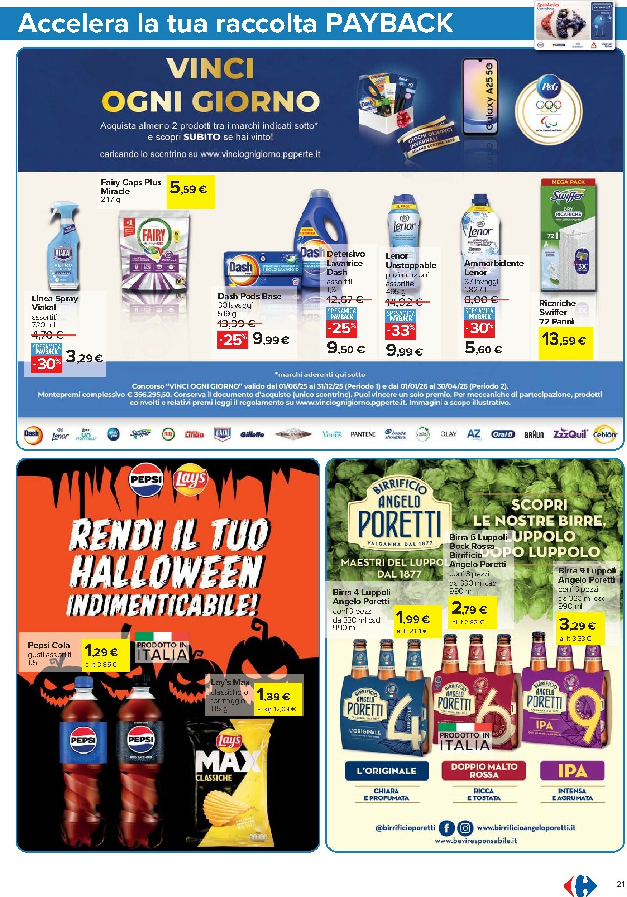 carrefour - Volantino Carrefour - Punti Sprint Payback valido dal 10/10 al 26/10 - page: 21