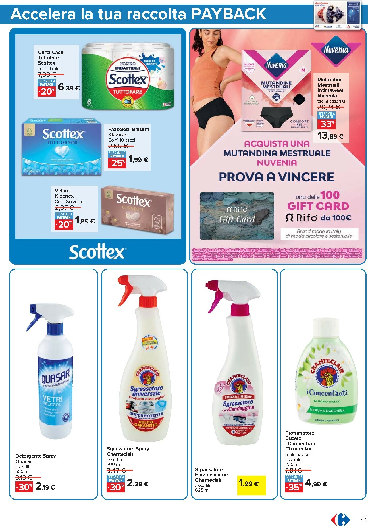 carrefour - Volantino Carrefour - Punti Sprint Payback valido dal 10/10 al 26/10 - page: 23