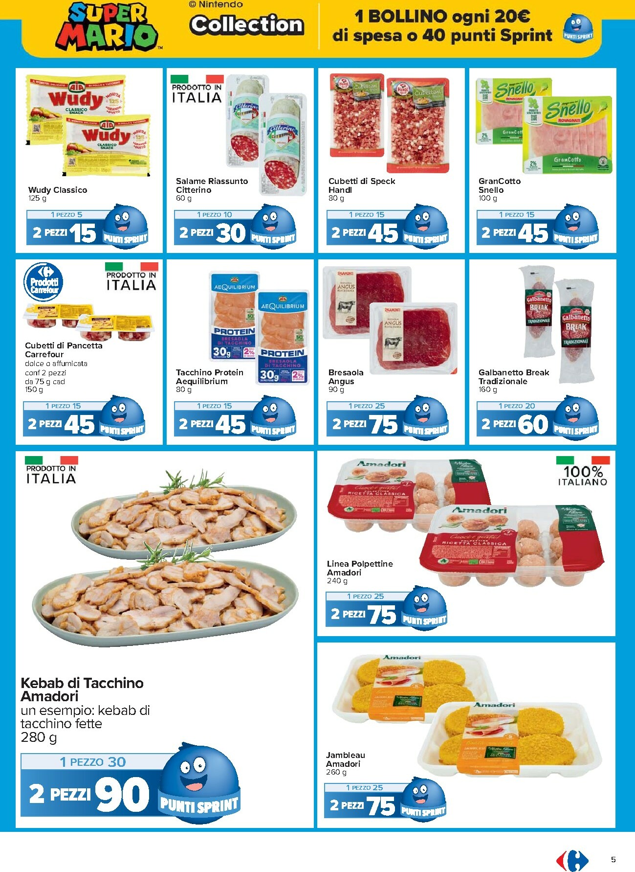 carrefour - Volantino Carrefour - Punti Sprint Payback valido dal 10/10 al 26/10 - page: 5