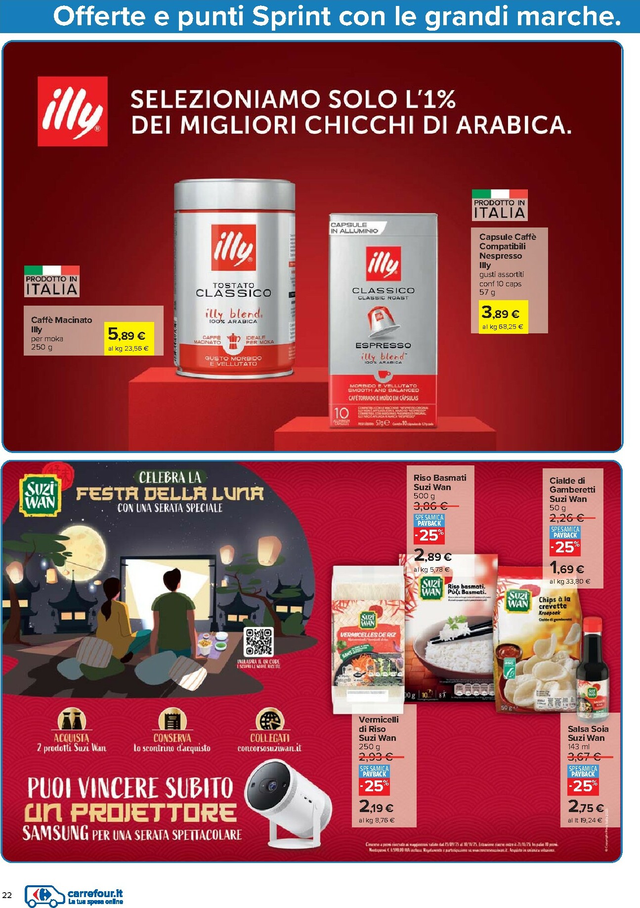 carrefour - Volantino Carrefour - Punti Sprint Payback valido dal 10/10 al 26/10 - page: 22