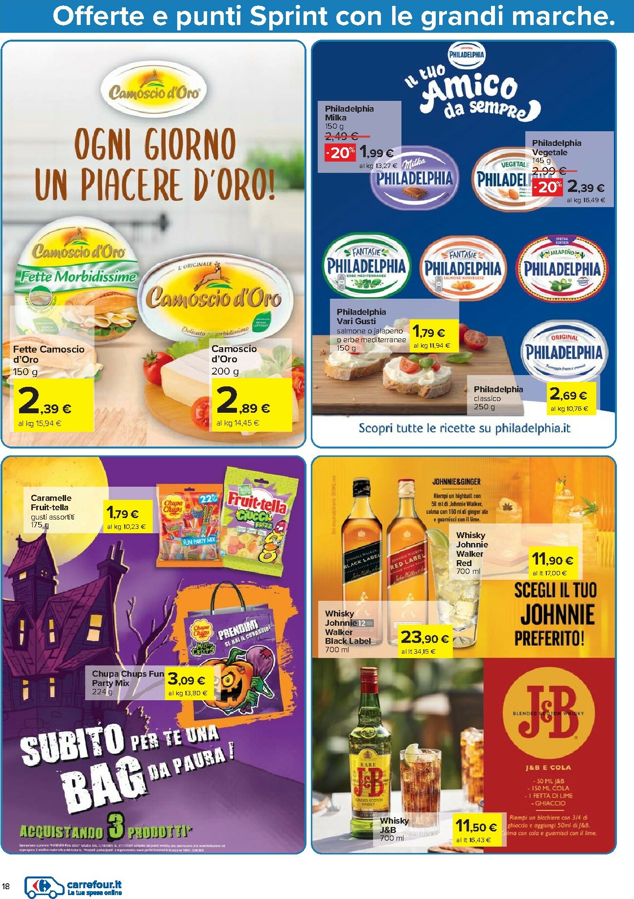 carrefour - Volantino Carrefour - Punti Sprint Payback valido dal 10/10 al 26/10 - page: 18
