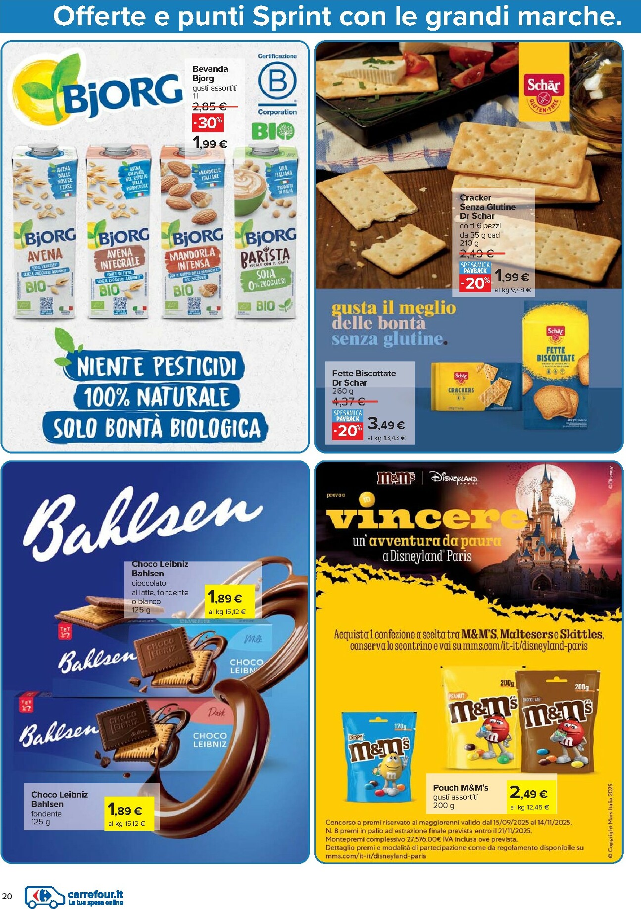 carrefour - Volantino Carrefour - Punti Sprint Payback valido dal 10/10 al 26/10 - page: 20