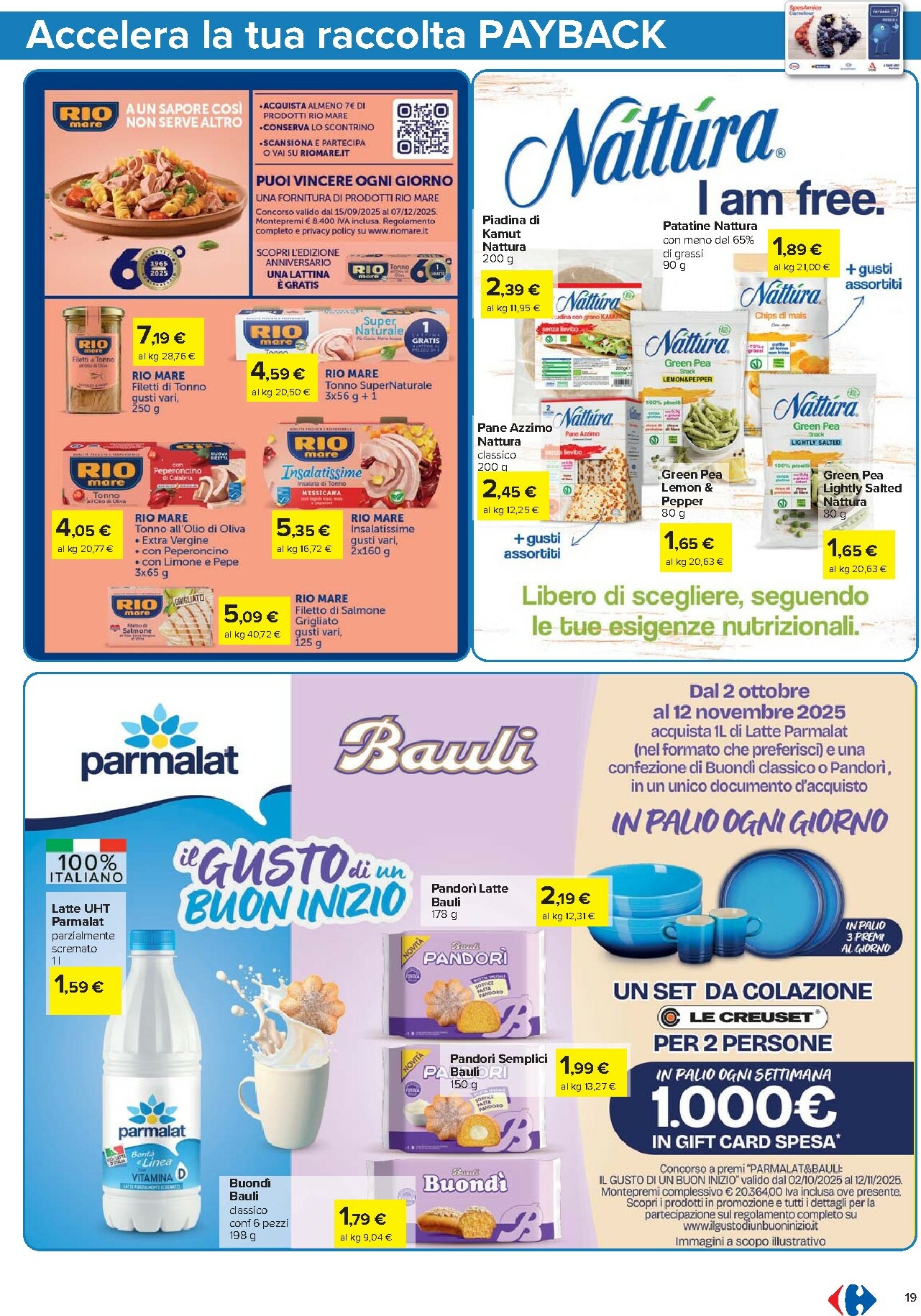 carrefour - Volantino Carrefour - Punti Sprint Payback valido dal 10/10 al 26/10 - page: 19