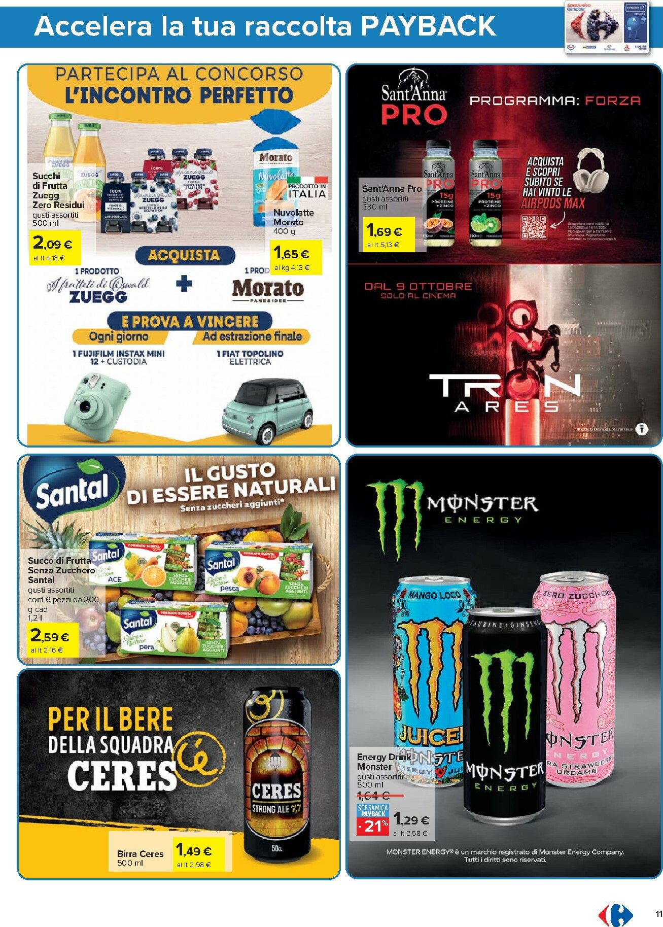 carrefour - Volantino Carrefour - Punti Sprint Payback valido dal 23/10 al 06/11 - page: 11
