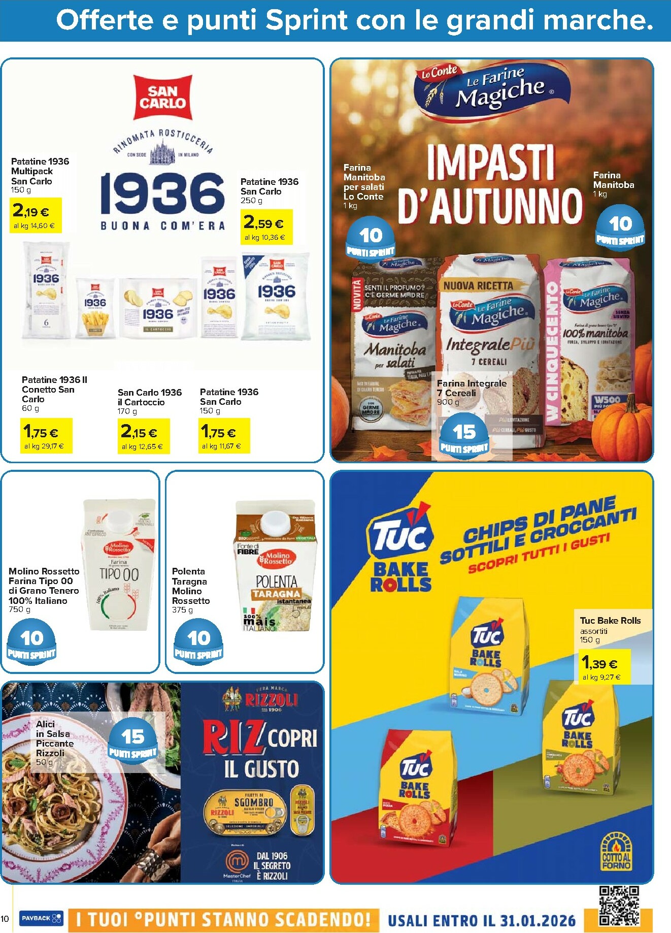 carrefour - Volantino Carrefour - Punti Sprint Payback valido dal 23/10 al 06/11 - page: 10